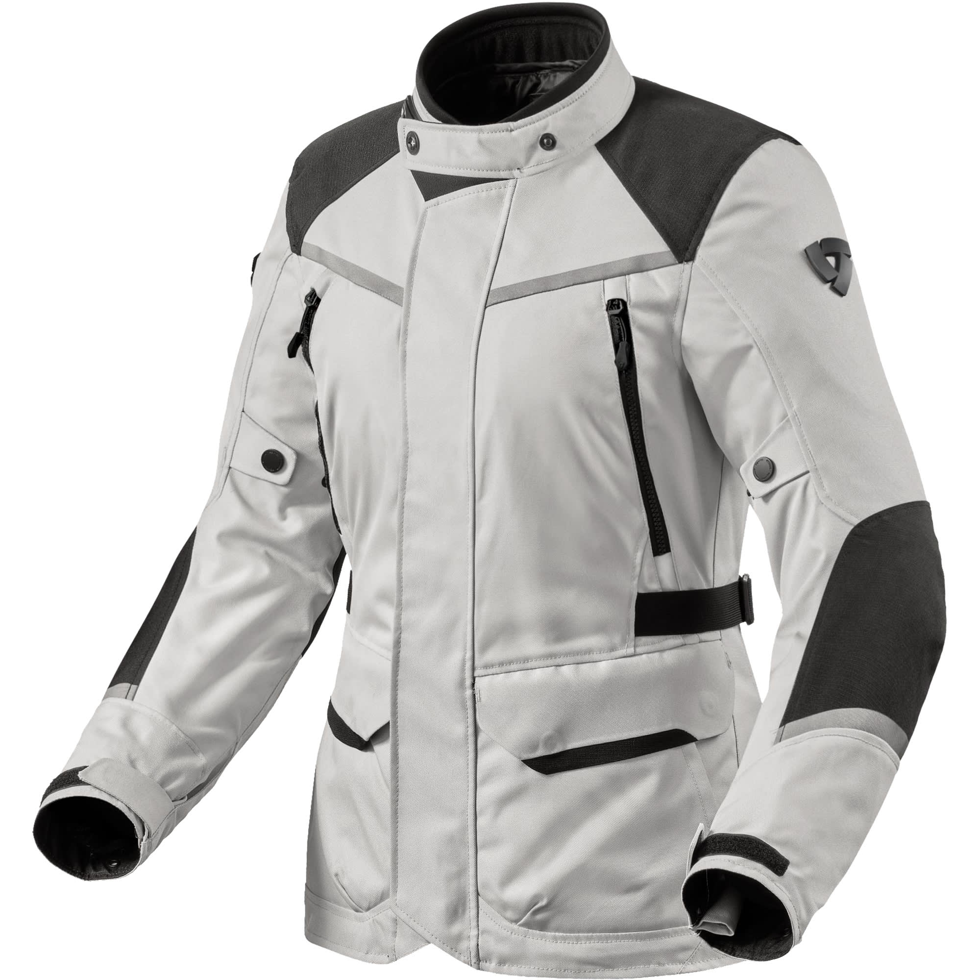 Rev'it Rev'it Ladies Voltiac 3 H2O Textile Jacket - Silver / Black