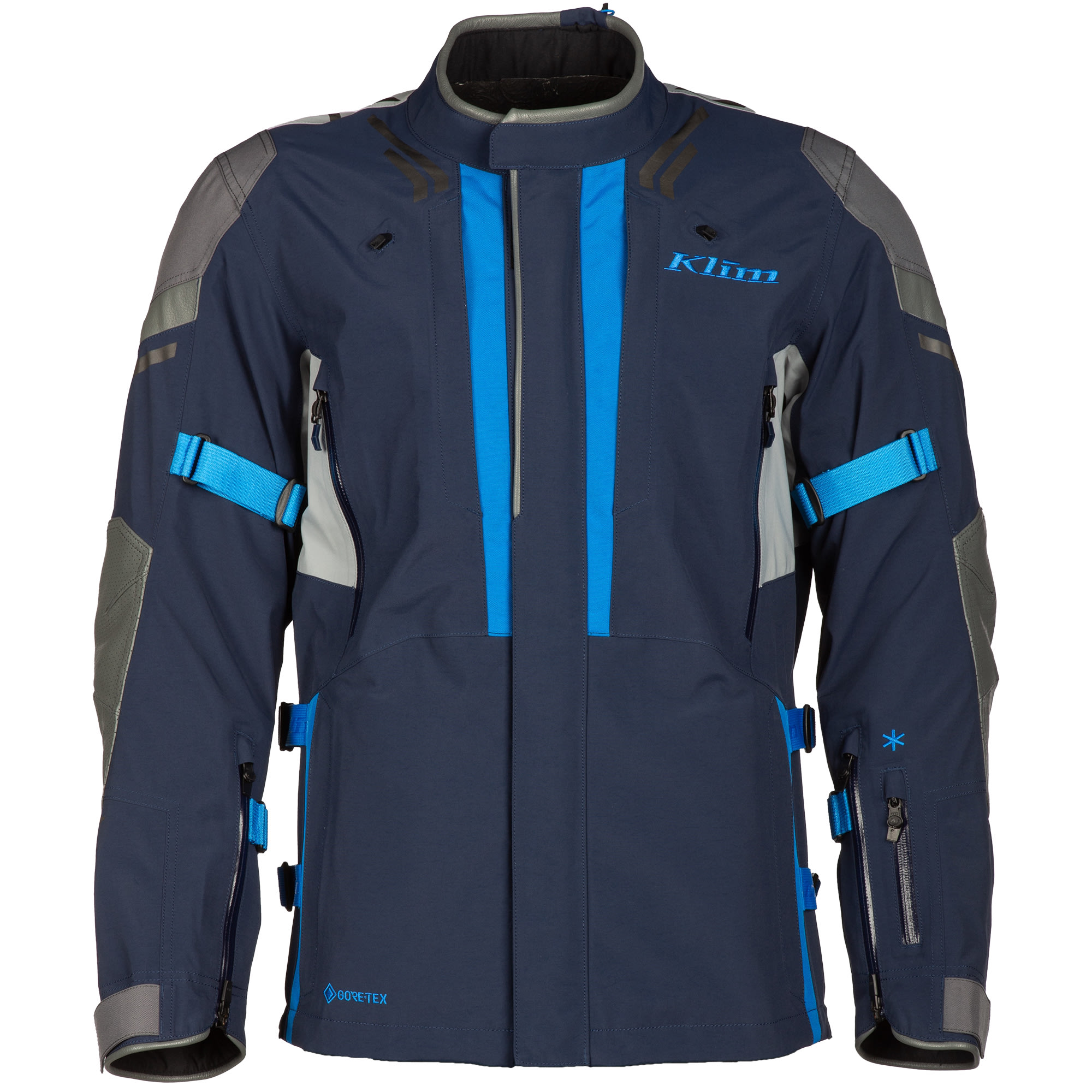 ウェア KYM Klim Latitude V5 Gore-Tex Jacket - Dress Blue / Electric Blue