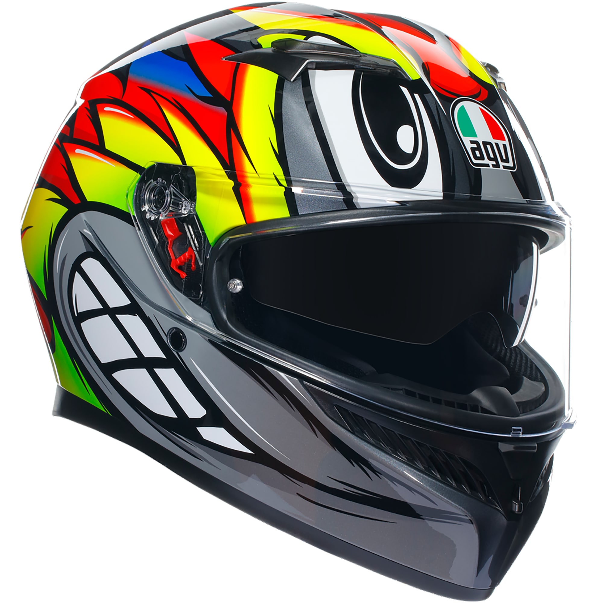 AGV AGV K3 - Birdy 2.0 Grey / Yellow / Red
