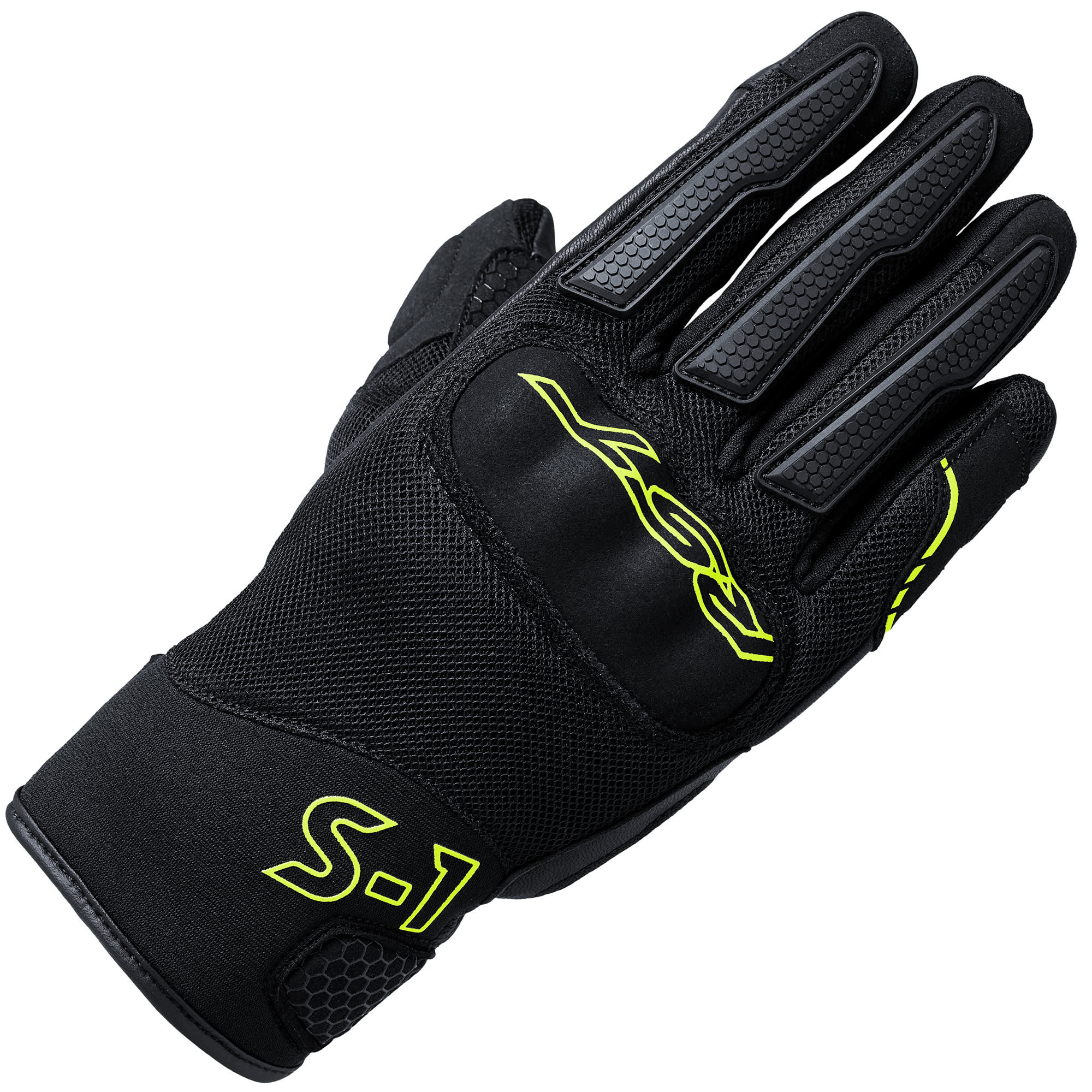 RST RST S1 Mesh CE Gloves - Black / Fluo Yellow