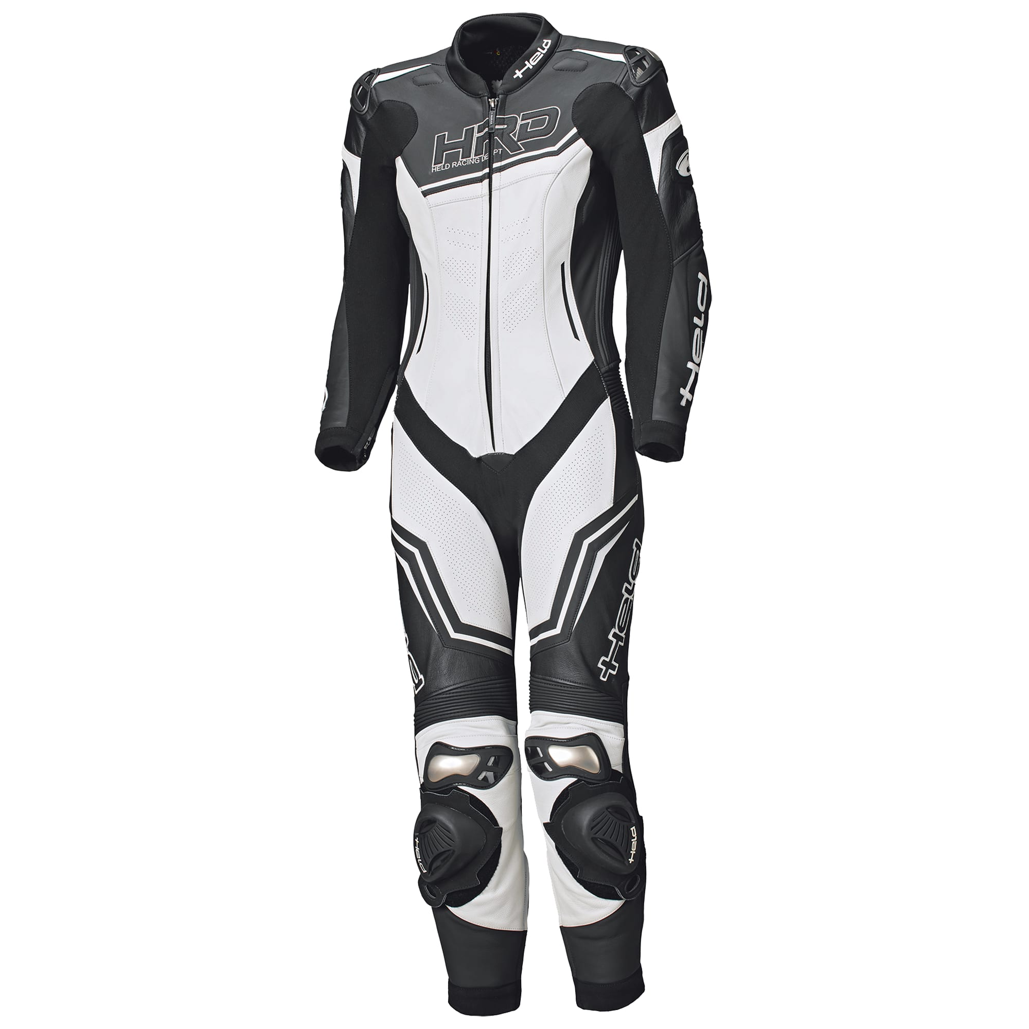 Held Held Ladies Slade II One Piece Leather Suit - Black / White