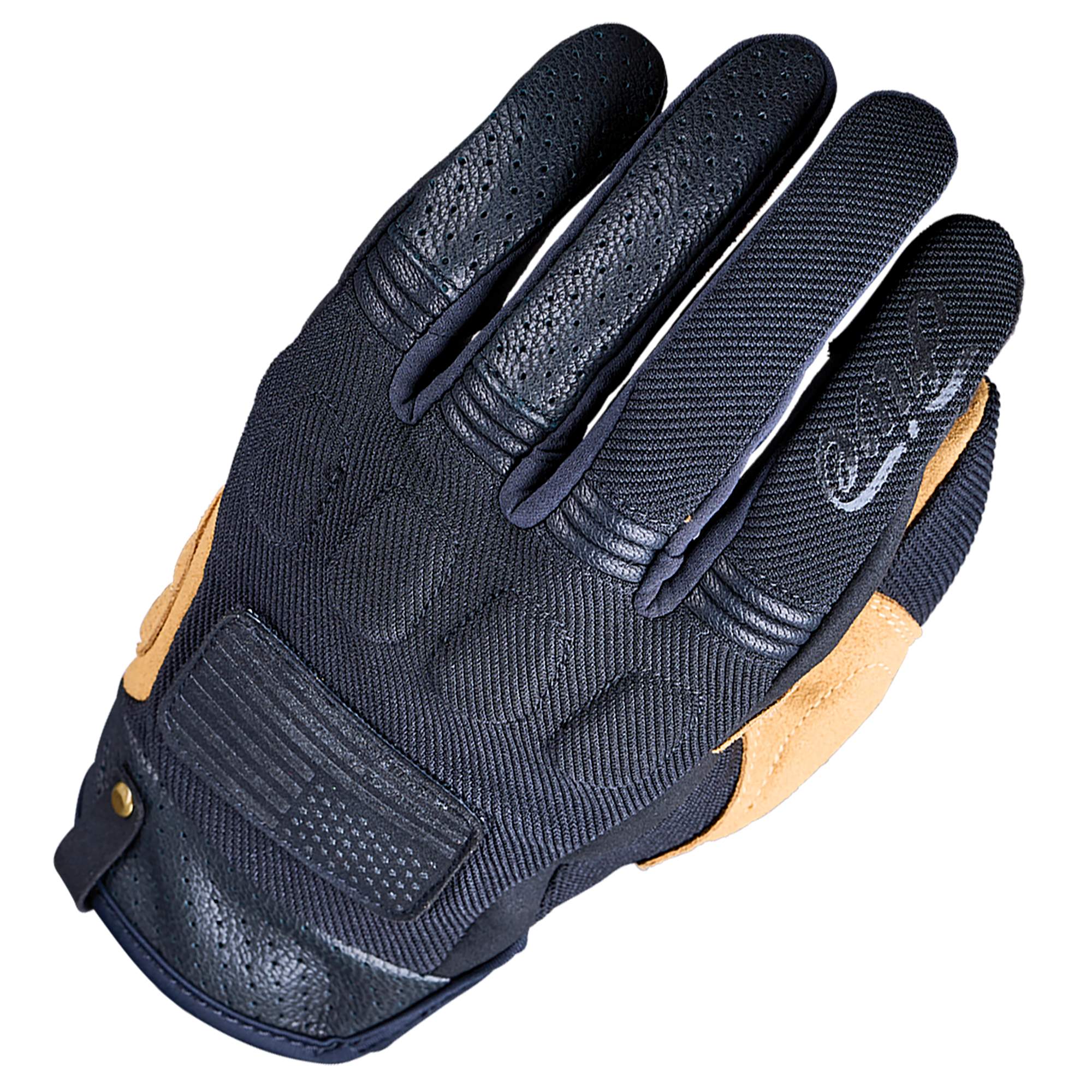 Five Five Scrambler Gloves - Black / Tan