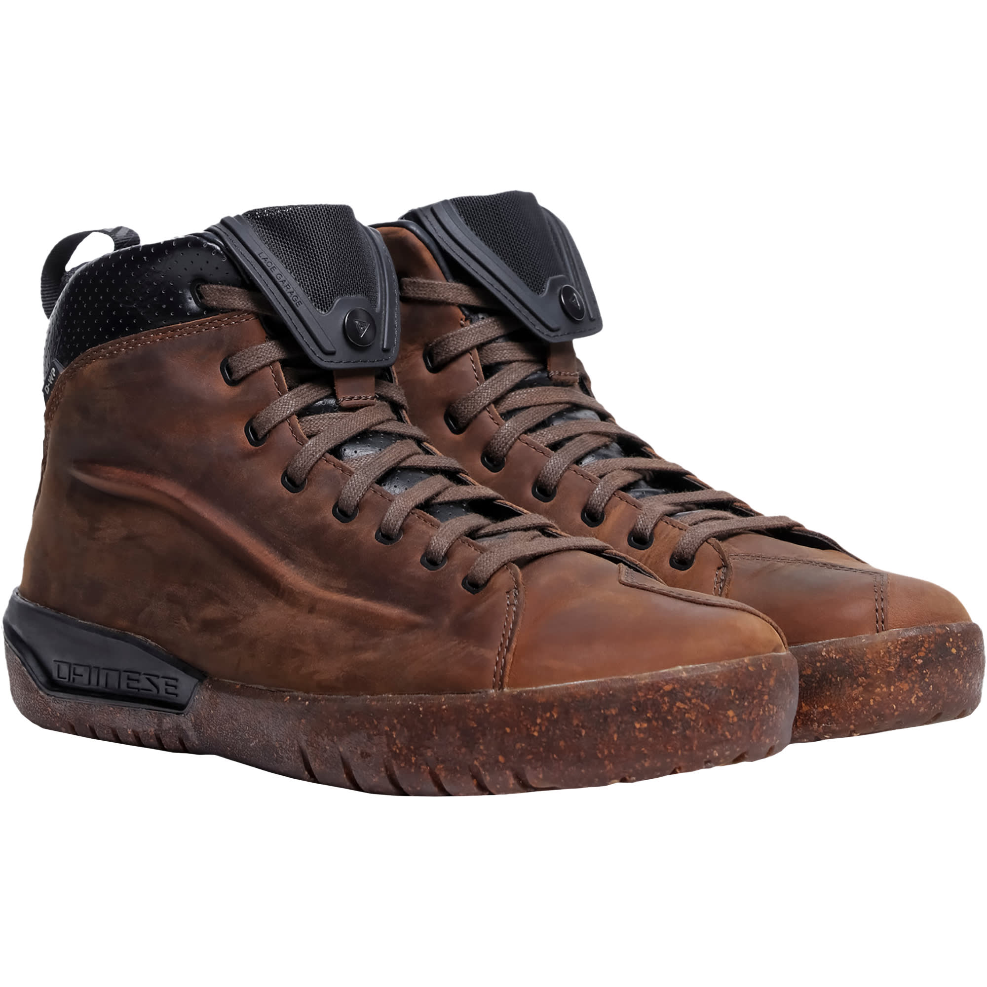 Dainese Dainese Metractive D-WP Leather Boots - Brown / Natural Rubber