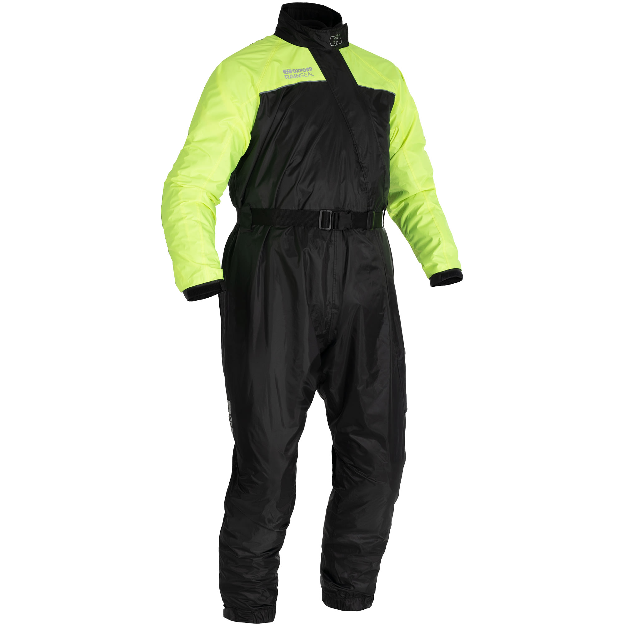 Oxford Clothing Oxford Rainseal Over Suit - Black / Fluo
