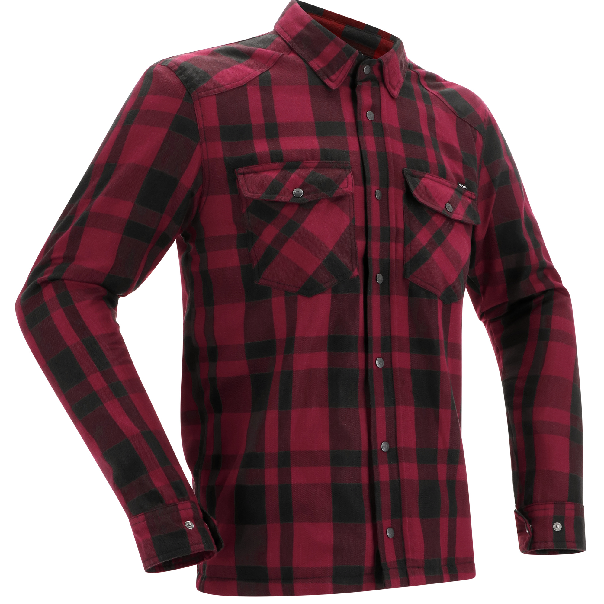Richa Richa Forest Shirt - Black / Burgundy