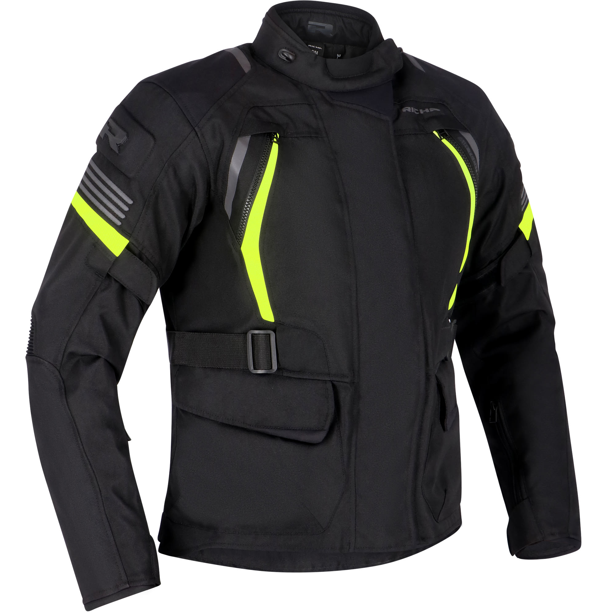 Richa Richa Ladies Phantom 3 Textile Jacket - Black / Yellow