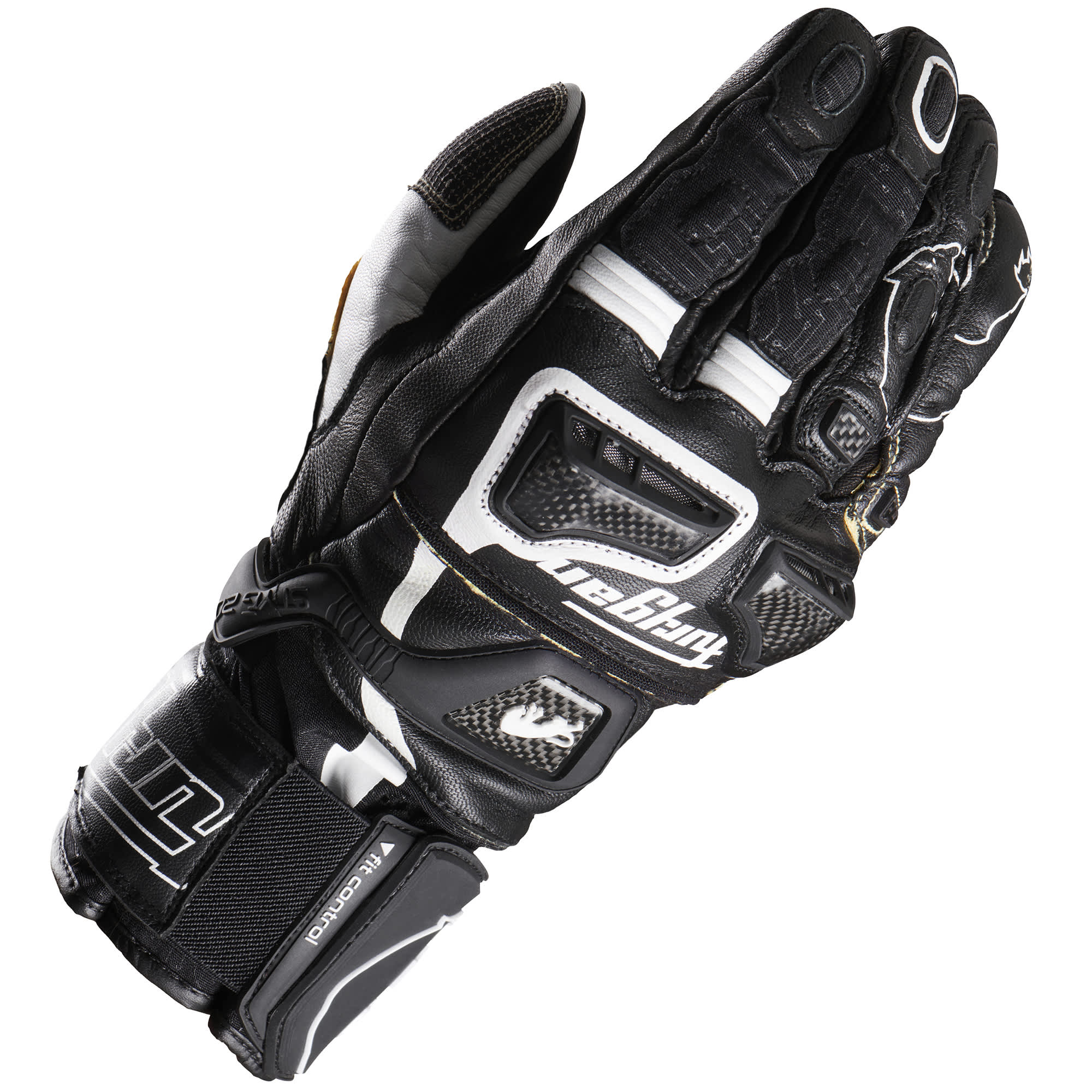 Furygan Furygan Styg20 X Kevlar® Leather Gloves - Black / White