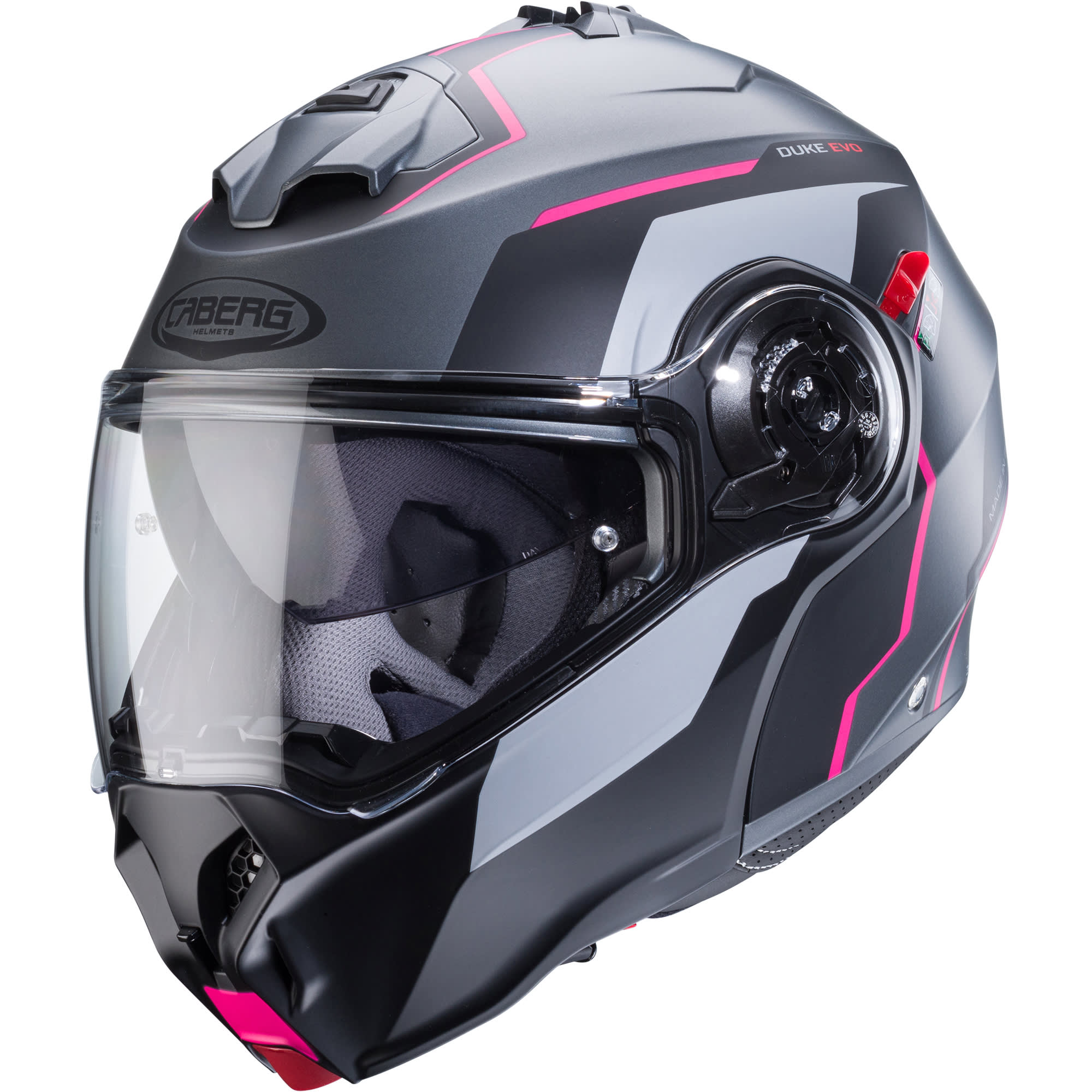 Caberg Caberg Duke Evo - Move Gun / Black / Fuchsia