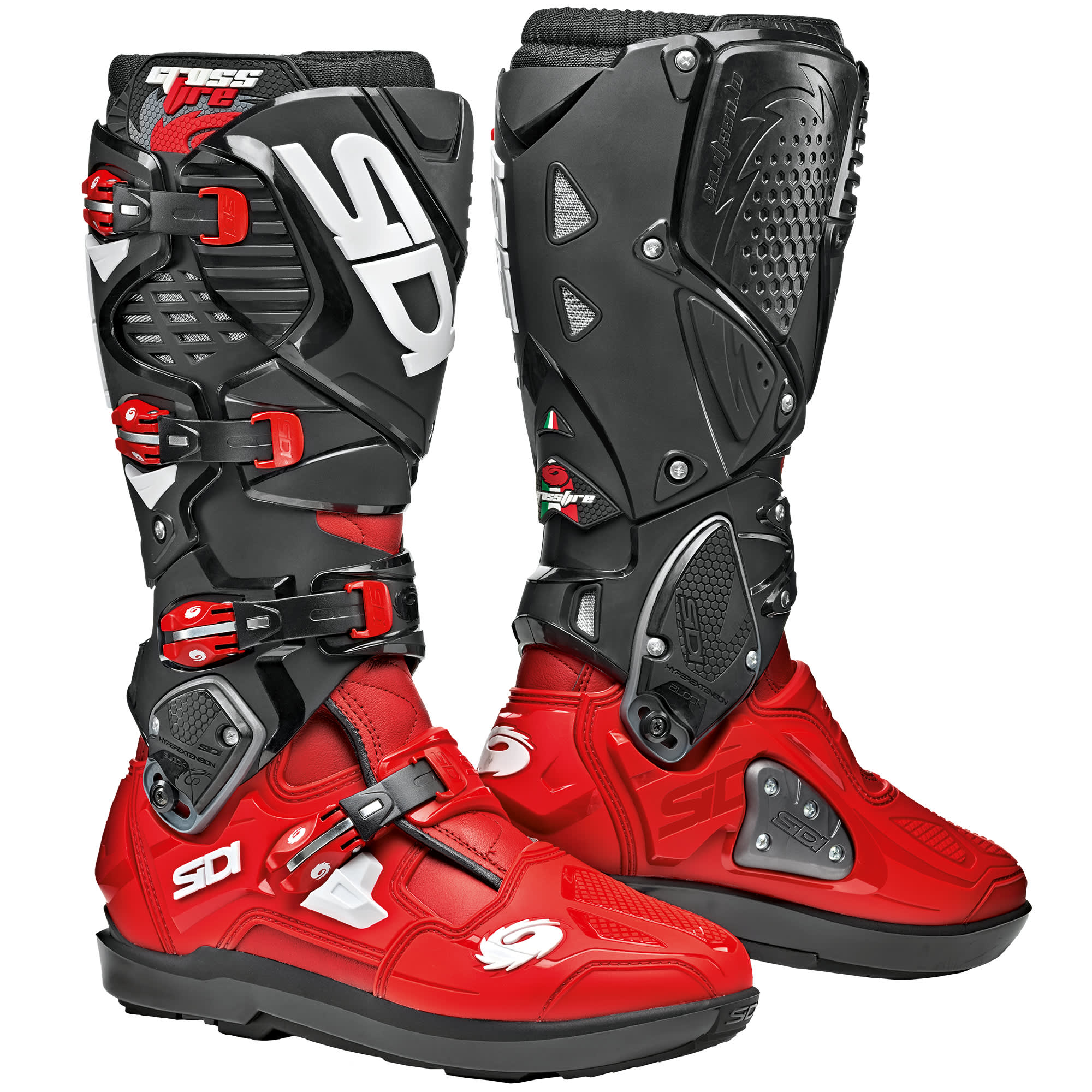 Sidi Sidi Crossfire 3 SRS Boots - Red / Red / Black