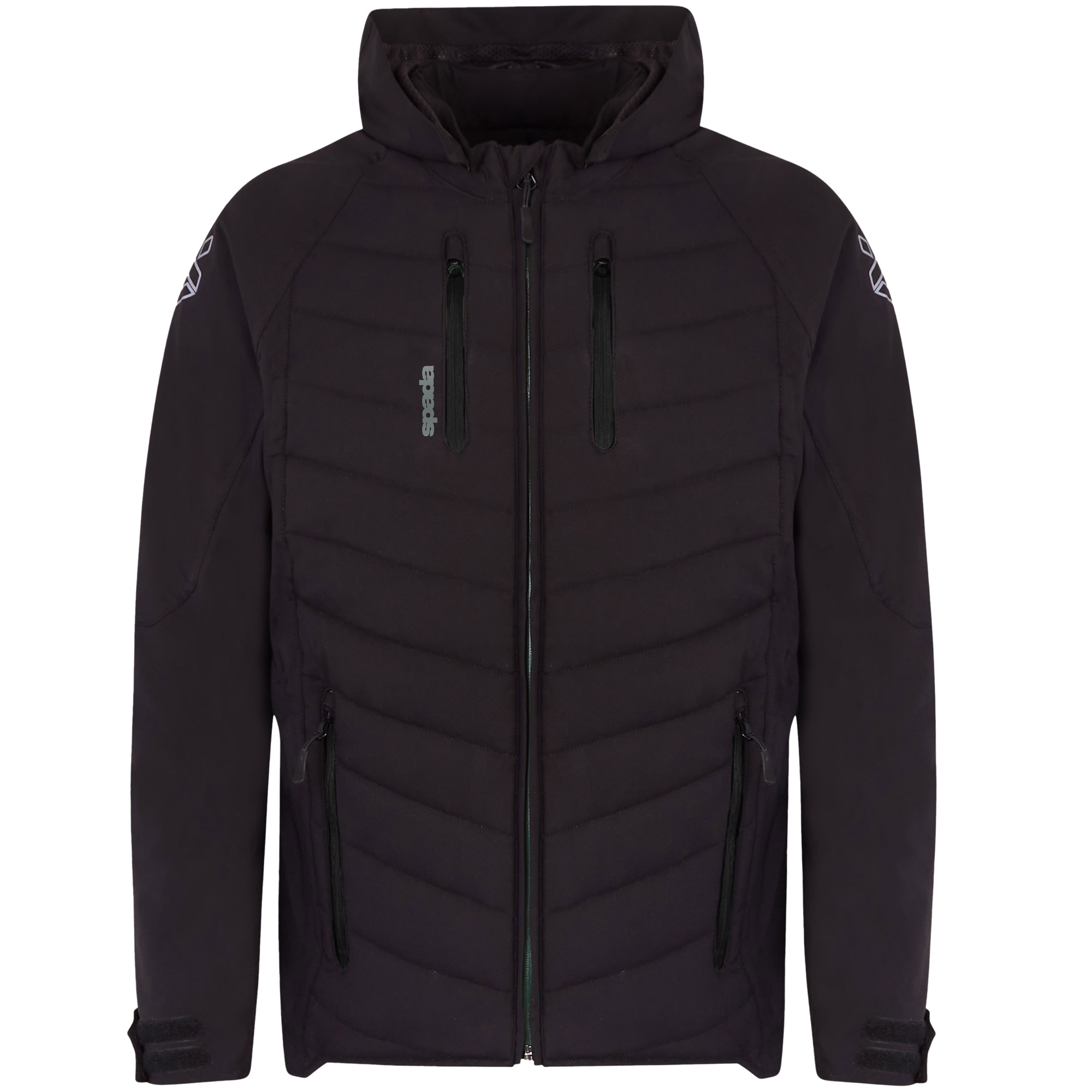 Spada Spada Tino Quilted CE Textile Jacket - Black