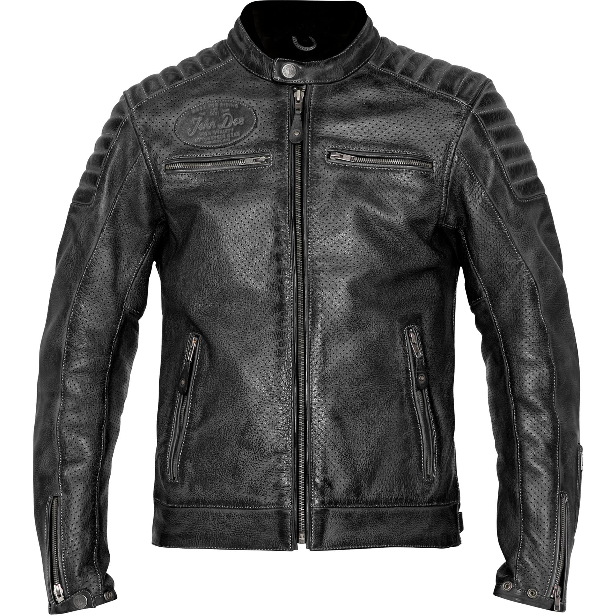 John Doe John Doe Leather Storm Jacket - Black