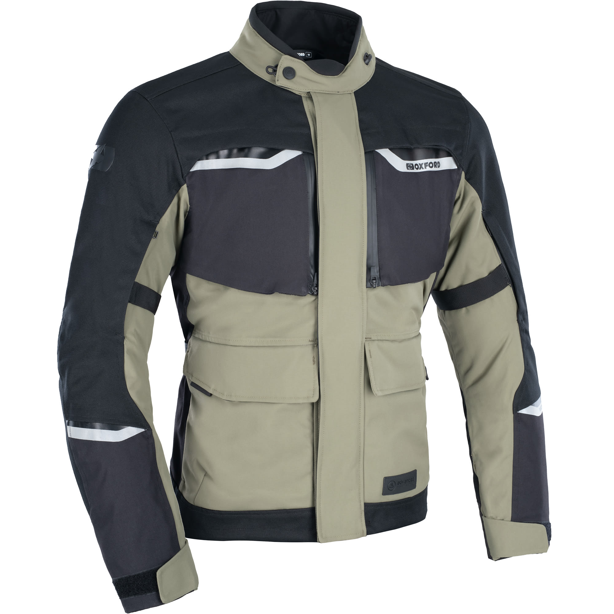 Oxford Clothing Oxford Mondial 2.0 Textile Jacket - Black / Olive