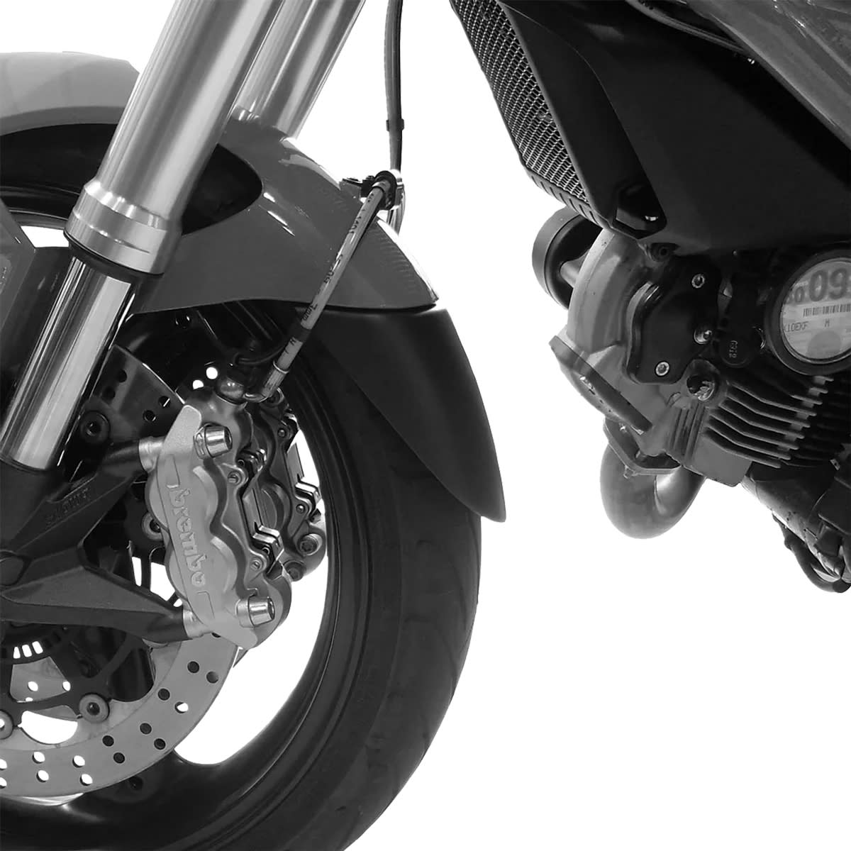 Pyramid Pyramid Extenda Fenda Matt Black - Ducati Monster 1100 / 796 / 696