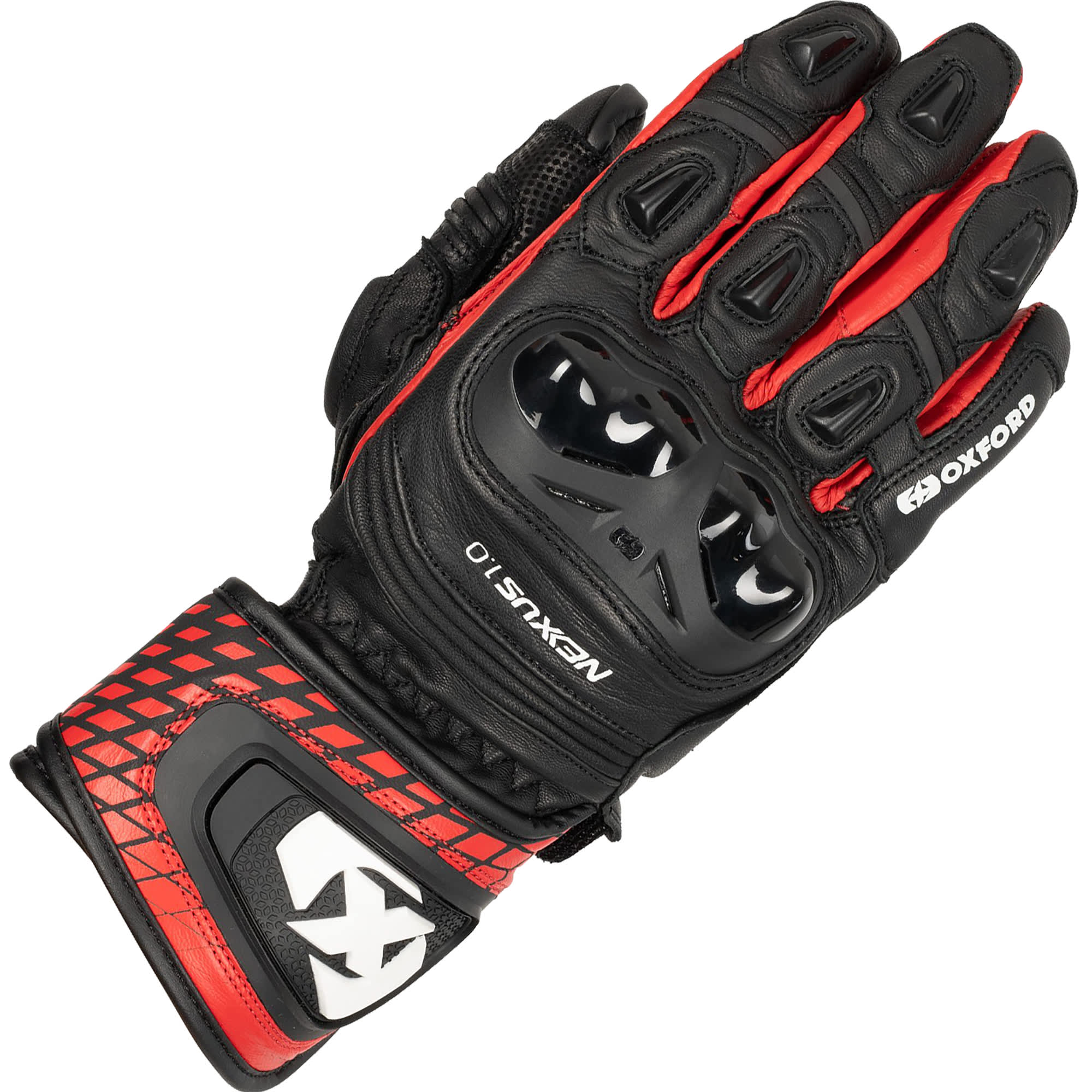 Oxford Clothing Oxford Nexus Gloves - Black / White / Red