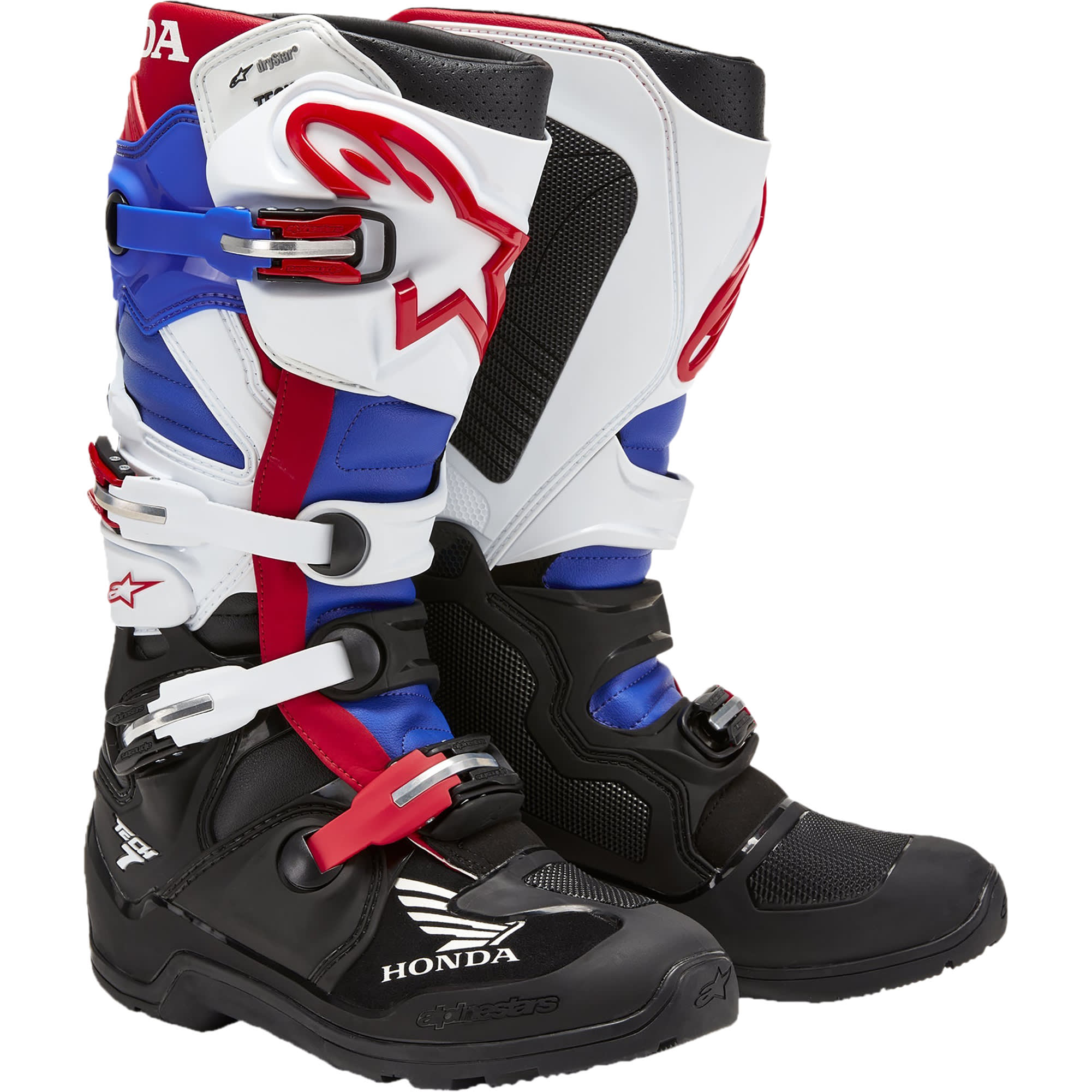 Alpinestars Honda Tech 7 Enduro Drystar Boots - Black / White