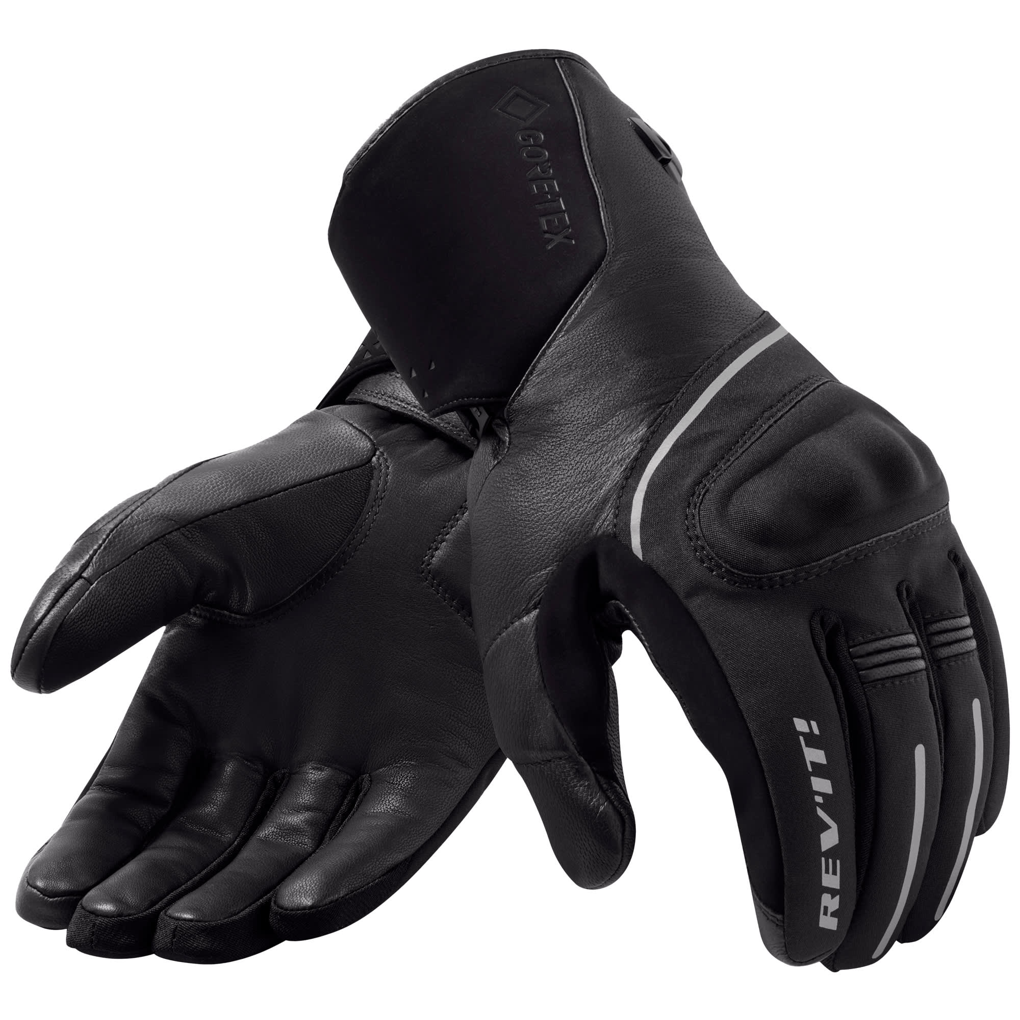 Rev'it Rev'it Stratos 3 Gore-Tex Leather Gloves - Black