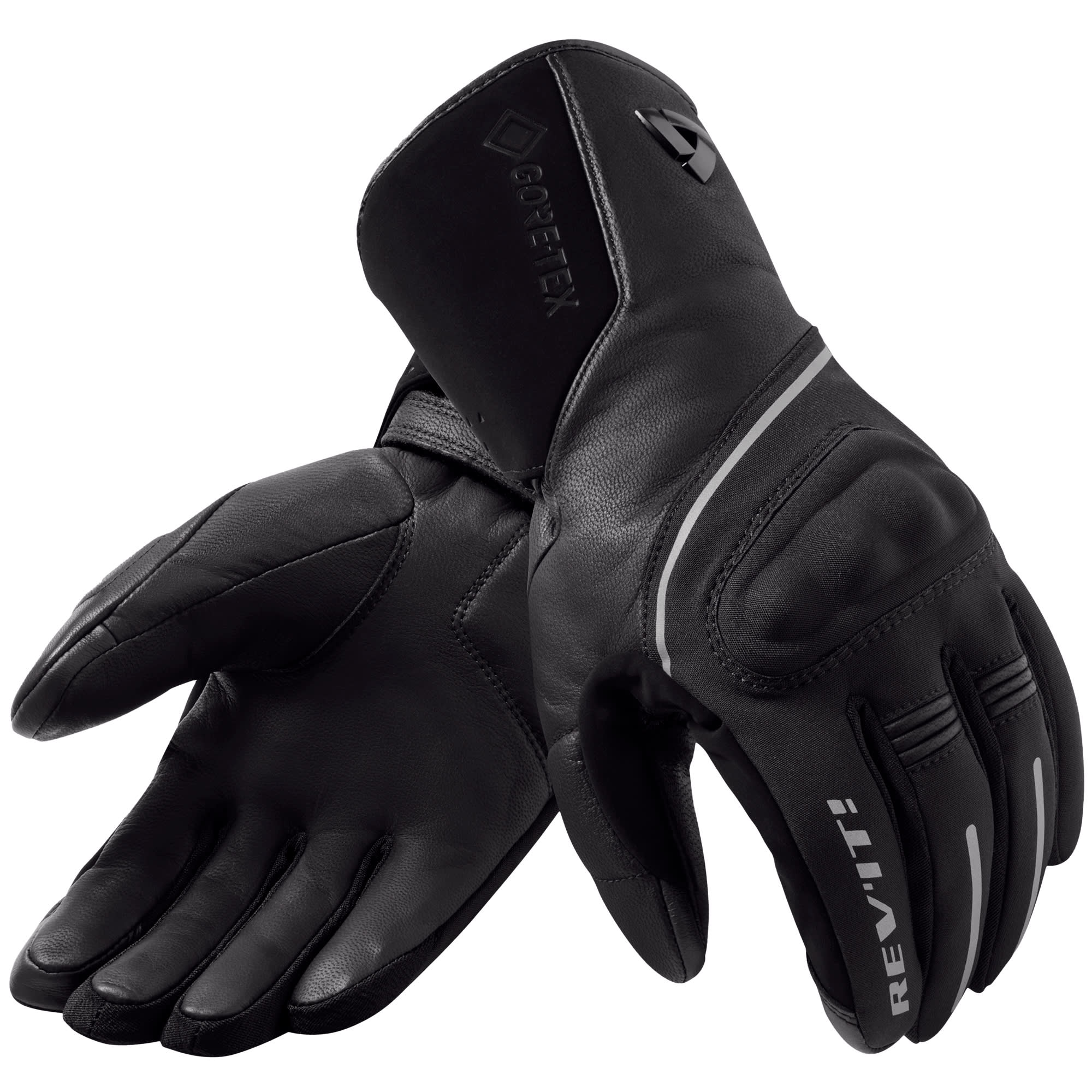 Rev'it Rev'it Ladies Stratos 3 Gore-Tex Leather Gloves - Black
