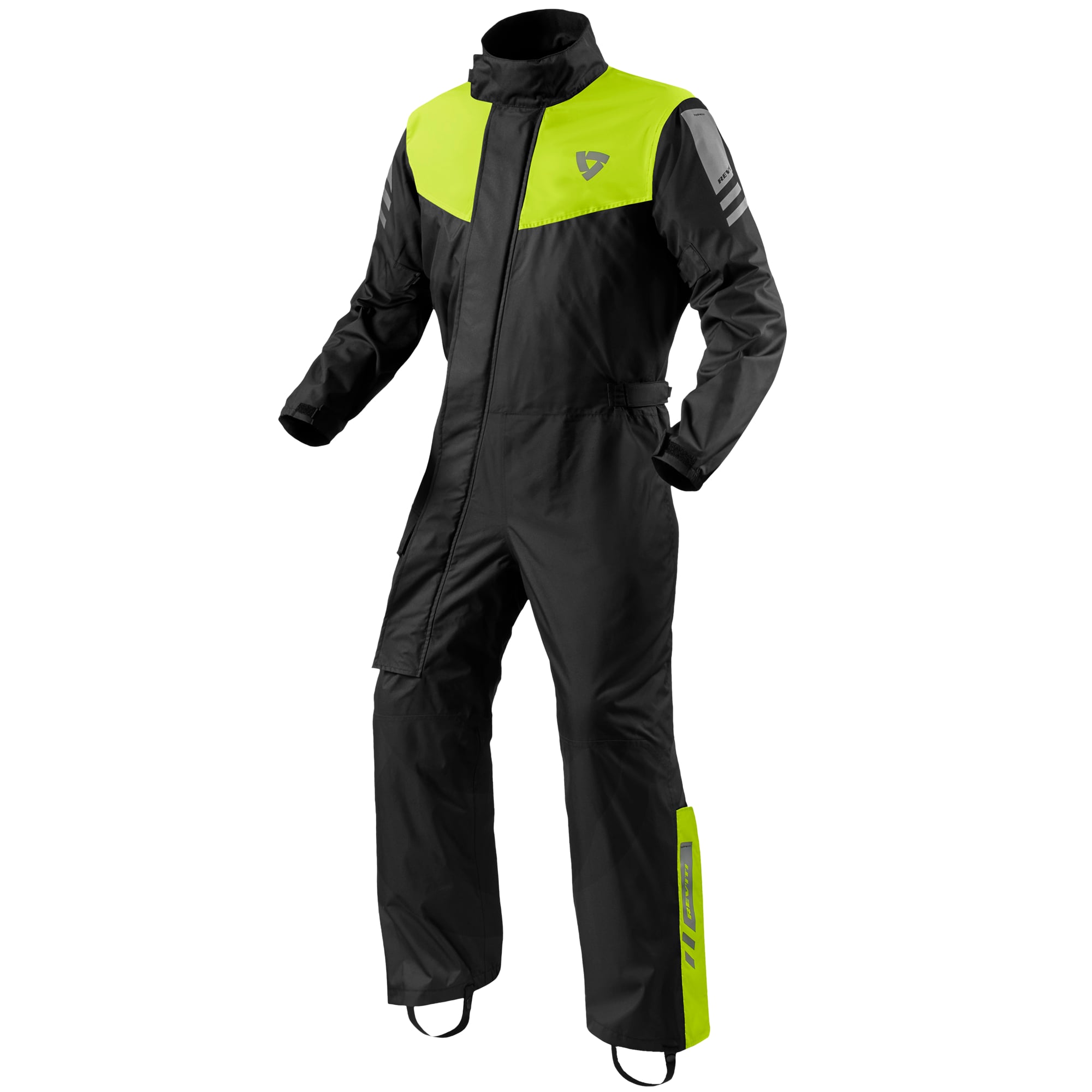 Rev'it Rev'it Pacific 4 H2O Waterproof Suit - Black / Neon Yellow