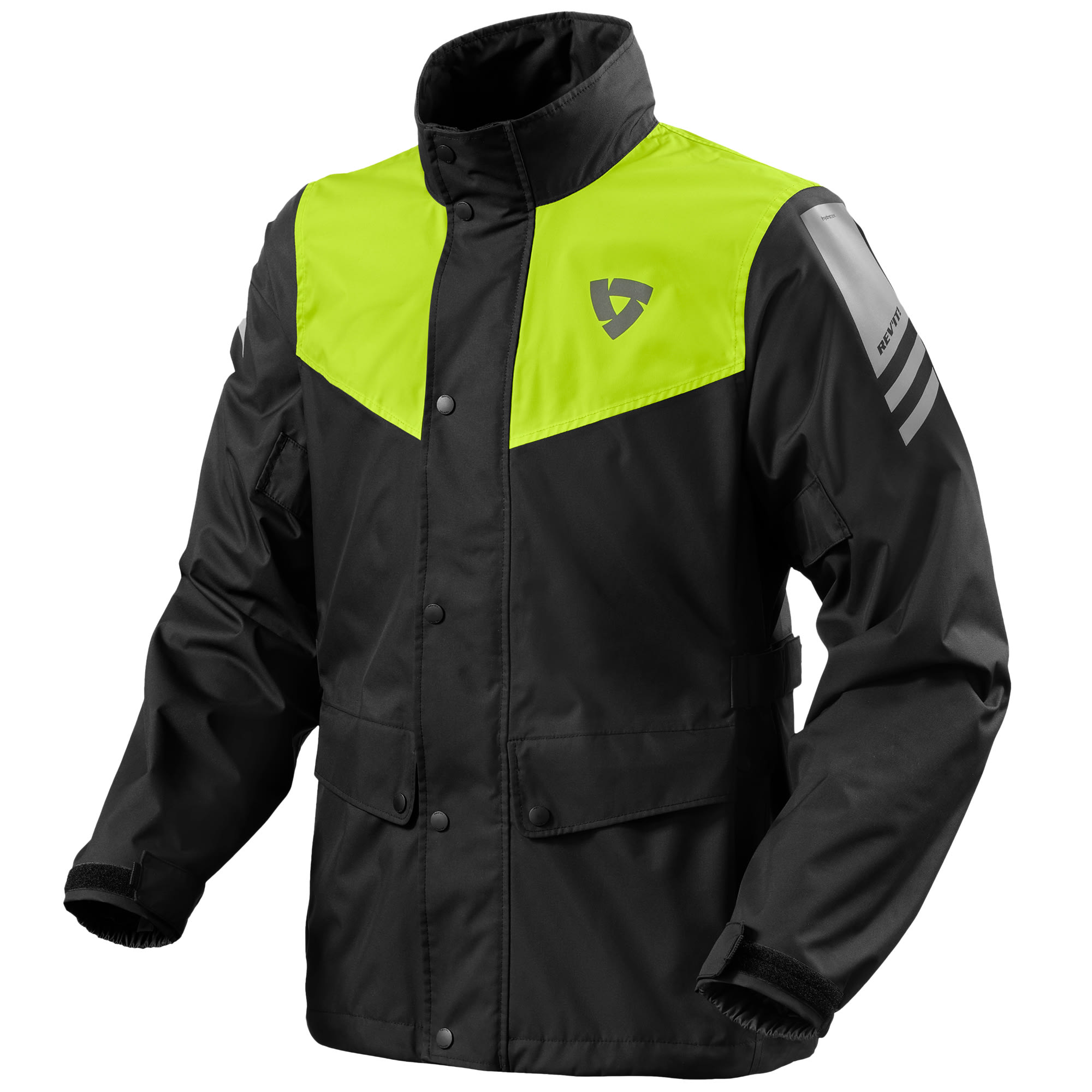 Rev'it Rev'it Nitric 4 H2O Waterproof Jacket - Black / Neon Yellow