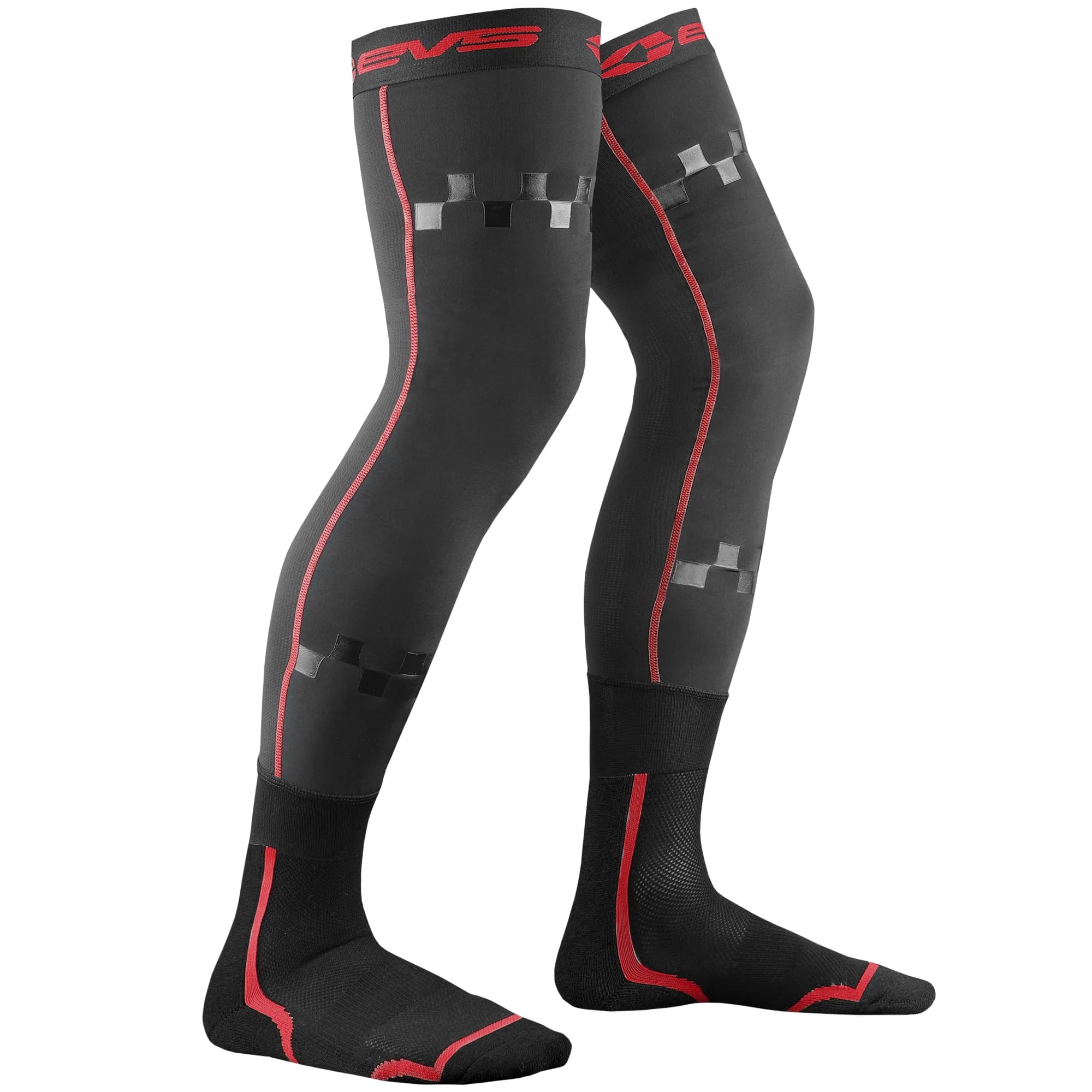EVS Sports EVS Fusion Knee Brace Liner / Sock Combo Adult - Black / Red