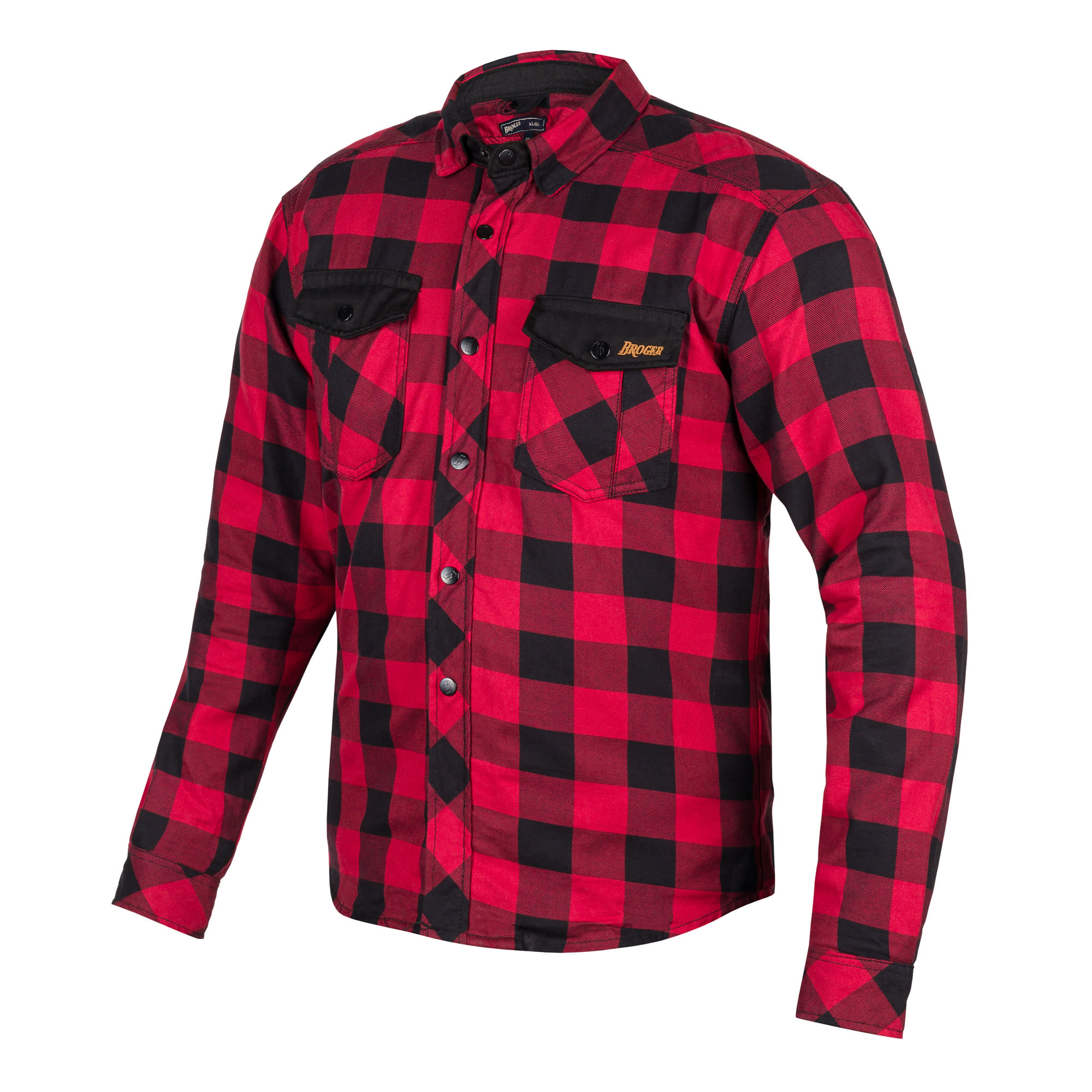 Broger Alaska Textile Shirt - Red / Black - FREE UK DELIVERY
