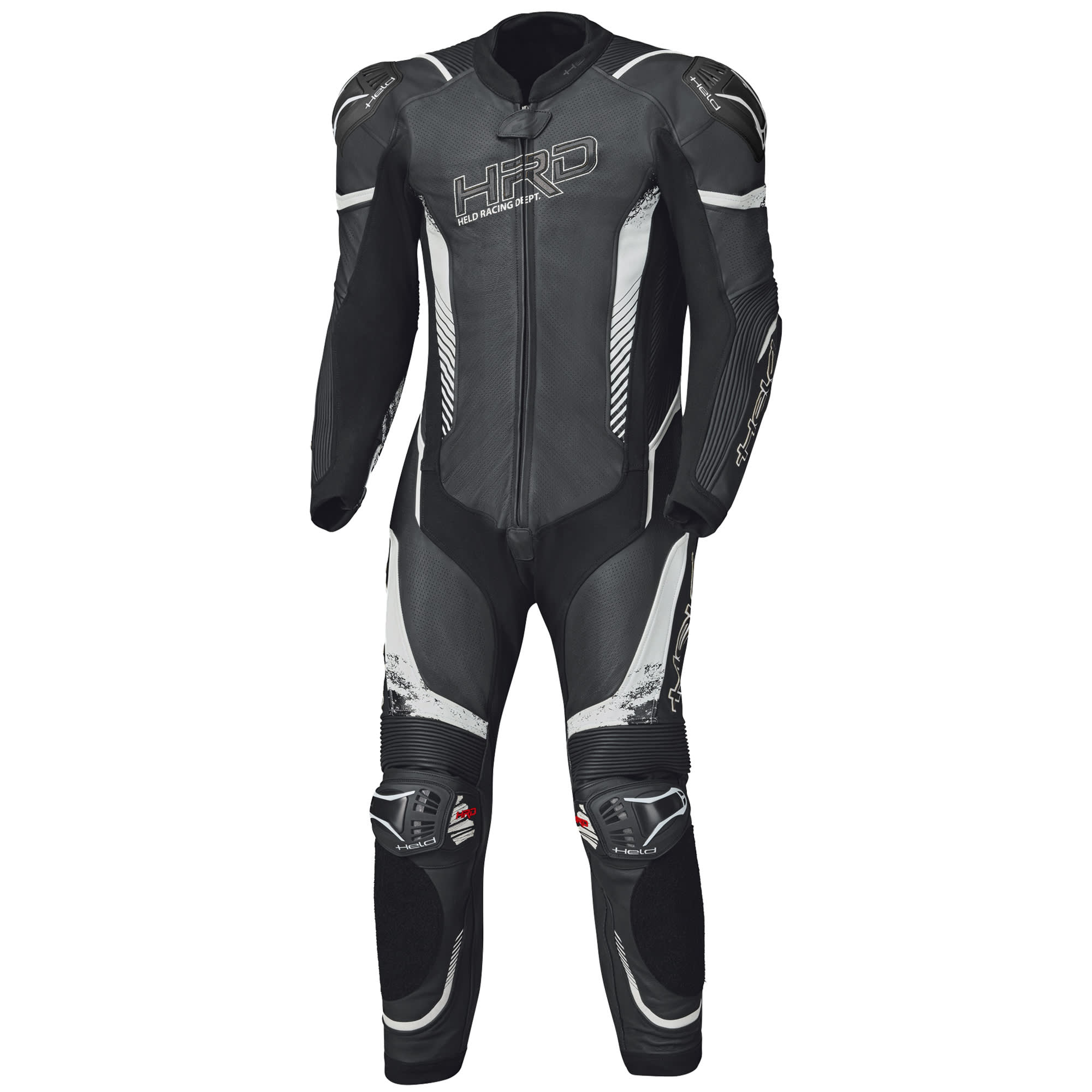 Held Held Brands Hatch 1 Piece Leather Suit - Black / White