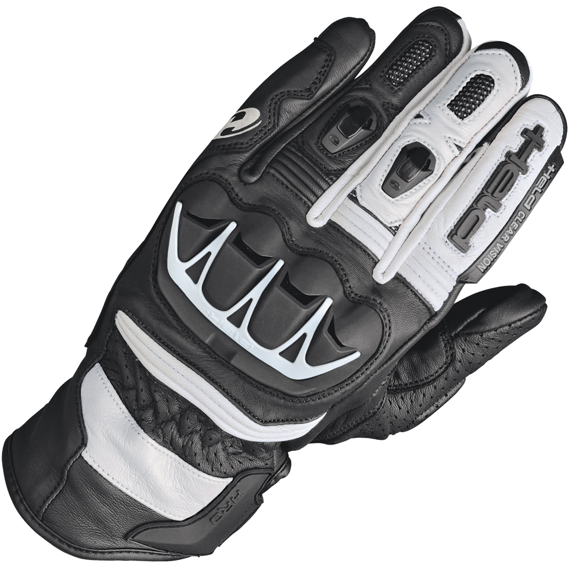 Held Held Misawa Leather Gloves - Black / White