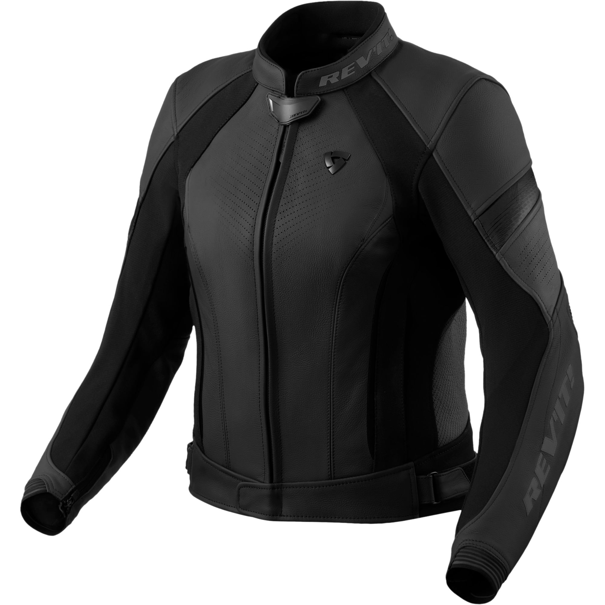 Rev'it Rev'it Ladies Xena 4 Leather Jacket - Black / Anthracite