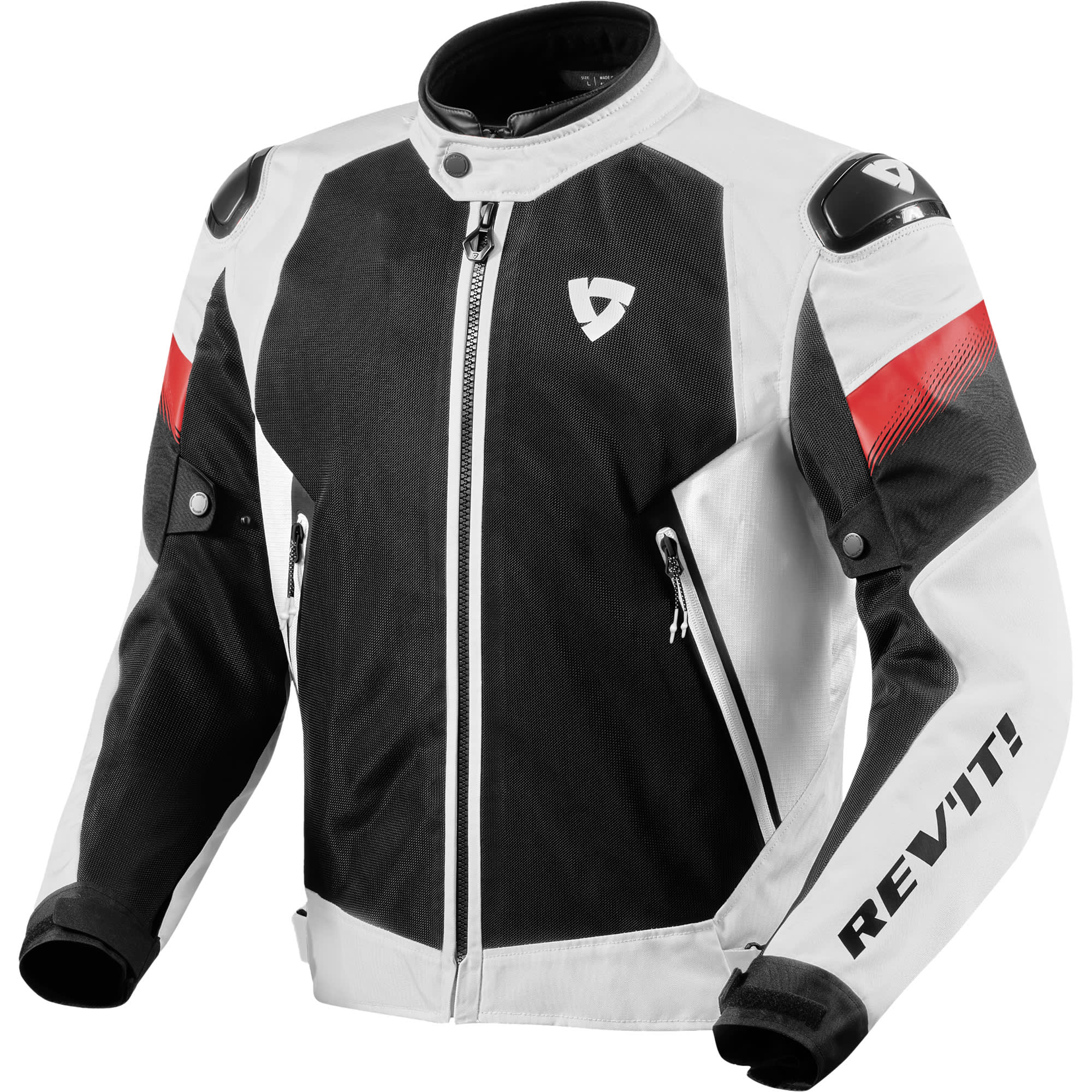 Rev'it Rev'it Control Air H2O Textile Jacket - White / Black