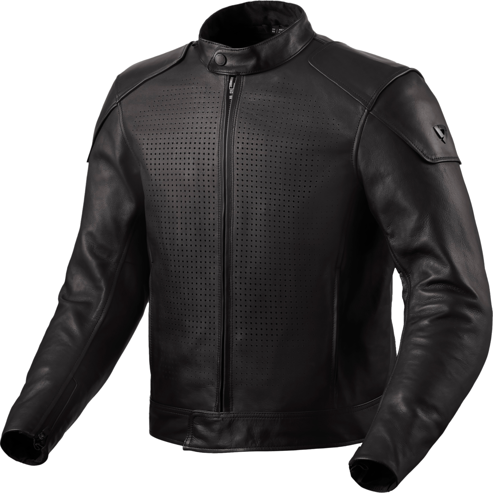 Rev'it Morgan Leather Jacket - Black - FREE UK DELIVERY