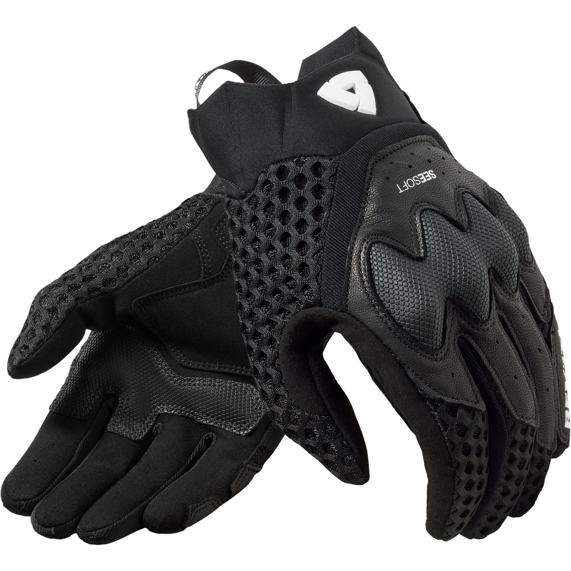 Rev'it Rev'it Veloz Leather Gloves - Black