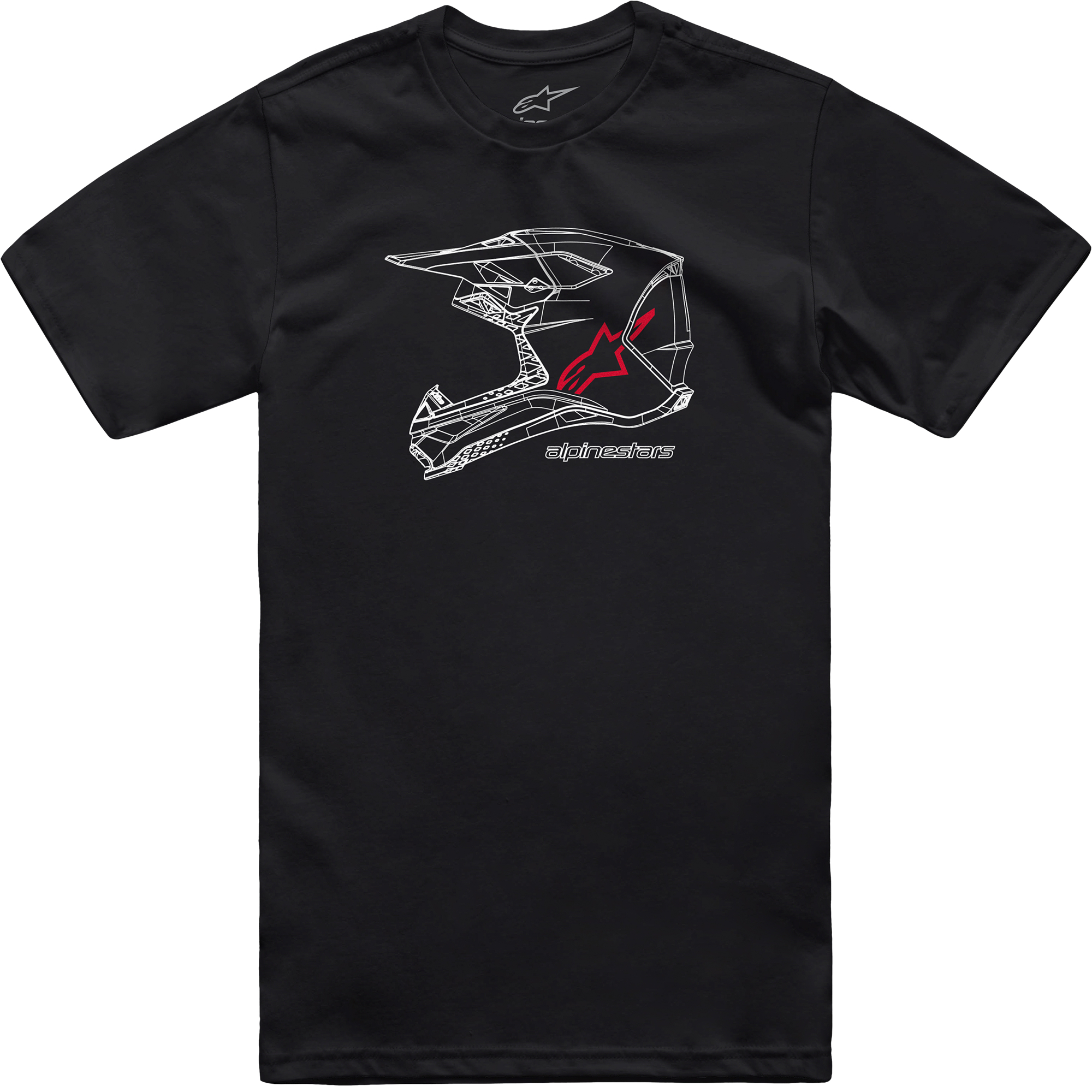 Alpinestars Alpinestars MX Helmet CSF T-Shirt - Black