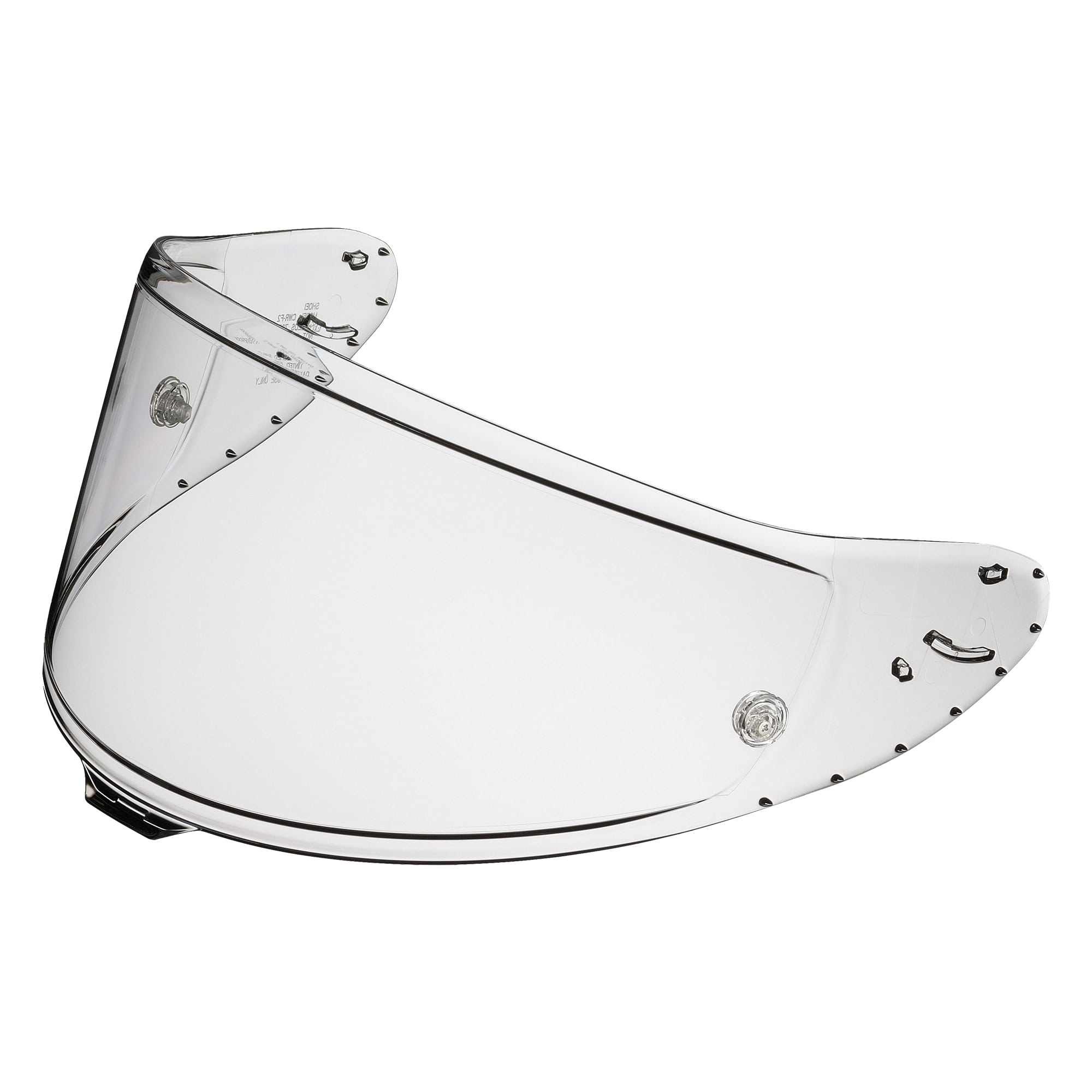 Shoei Shoei CWR-F2R Clear Drilled & Plugged Visor - Road Legal