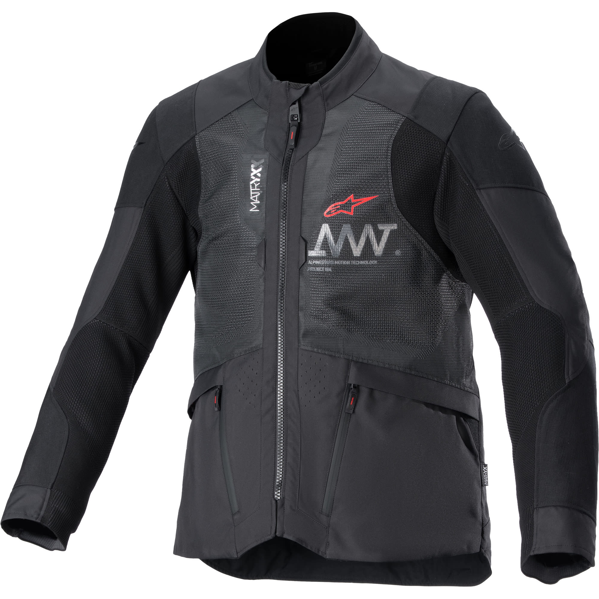 Alpinestars AMT-7 Air Textile Jacket - Black / Dark Shadow - FREE