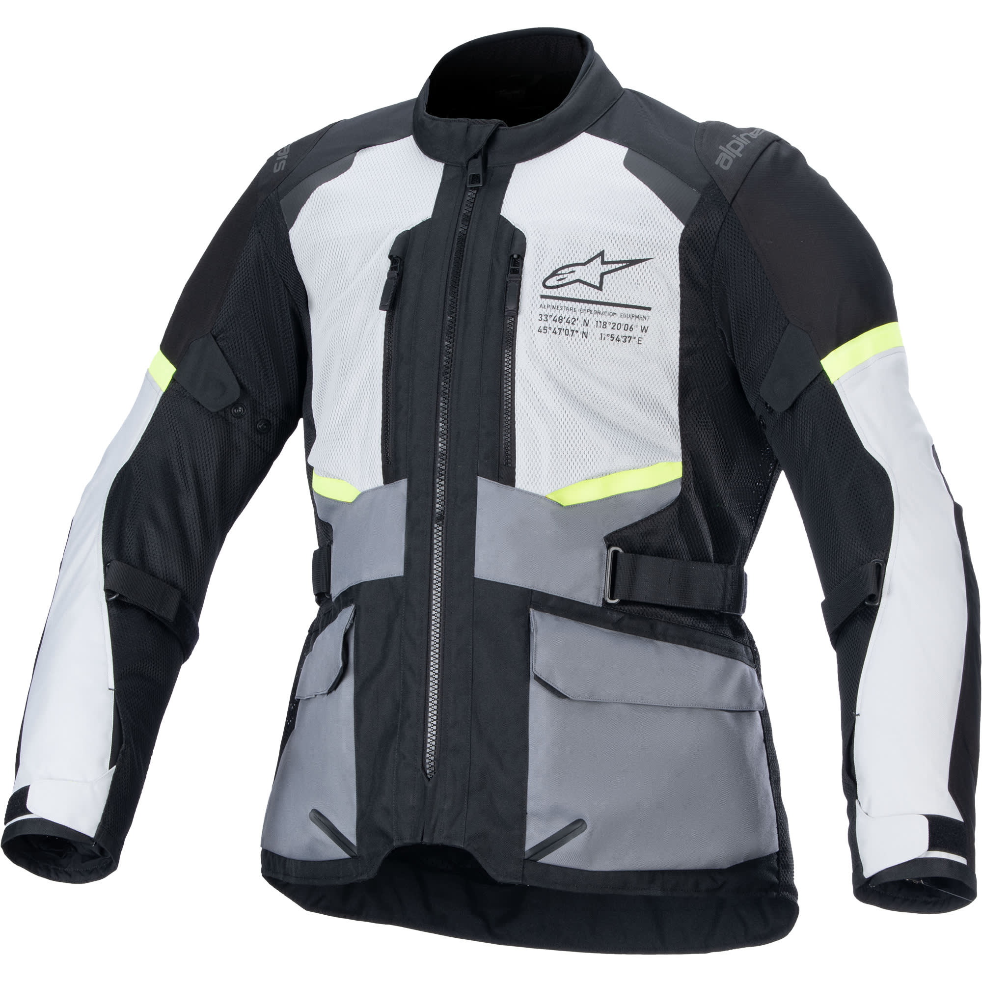 Alpinestars Alpinestars Andes Air Drystar Textile Jacket - Ice Grey / Dark Grey / Black