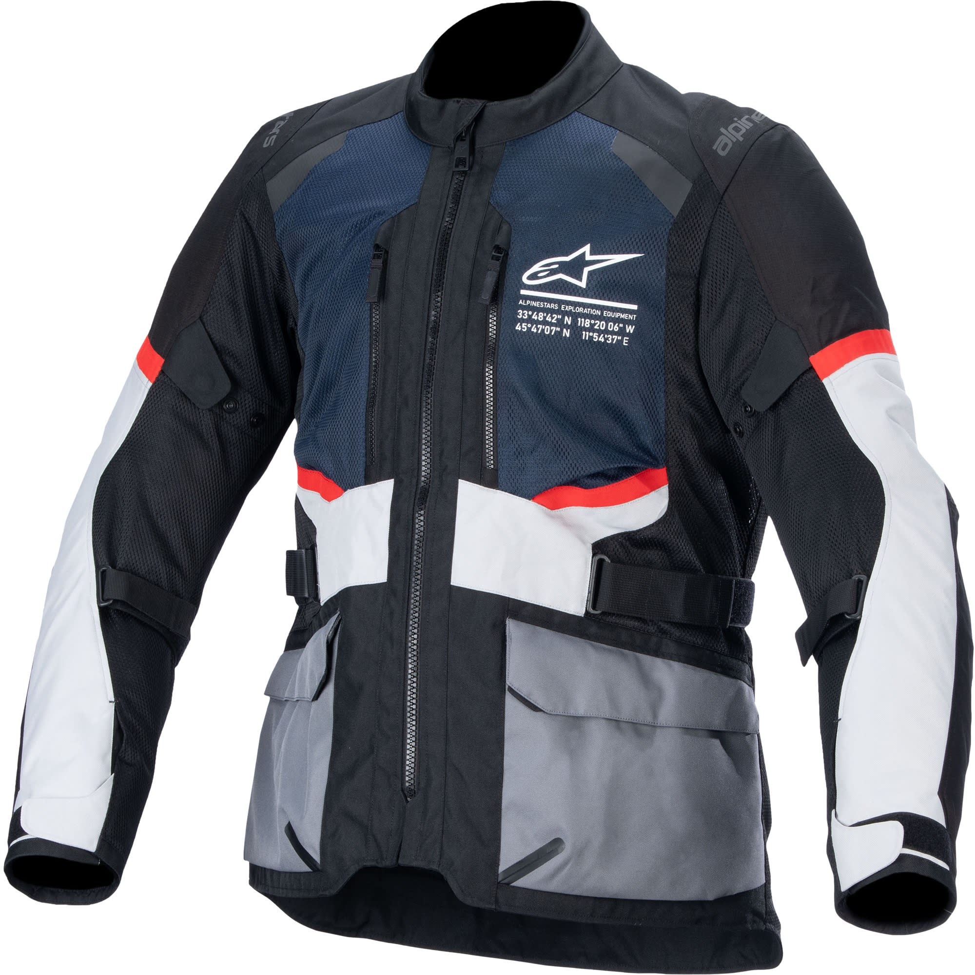 Alpinestars Alpinestars Andes Air Drystar Textile Jacket - Deep Blue / Black / Ice Grey