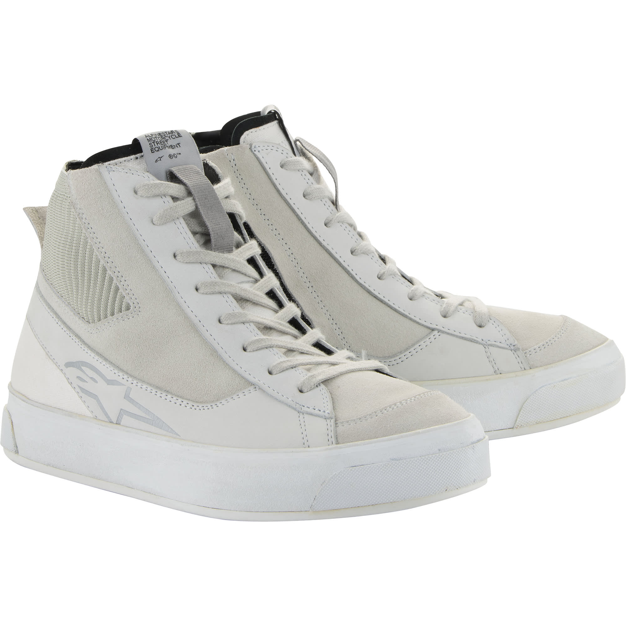 Alpinestars Alpinestars Stella Stated Podium Riding Shoes - White / Cool Grey