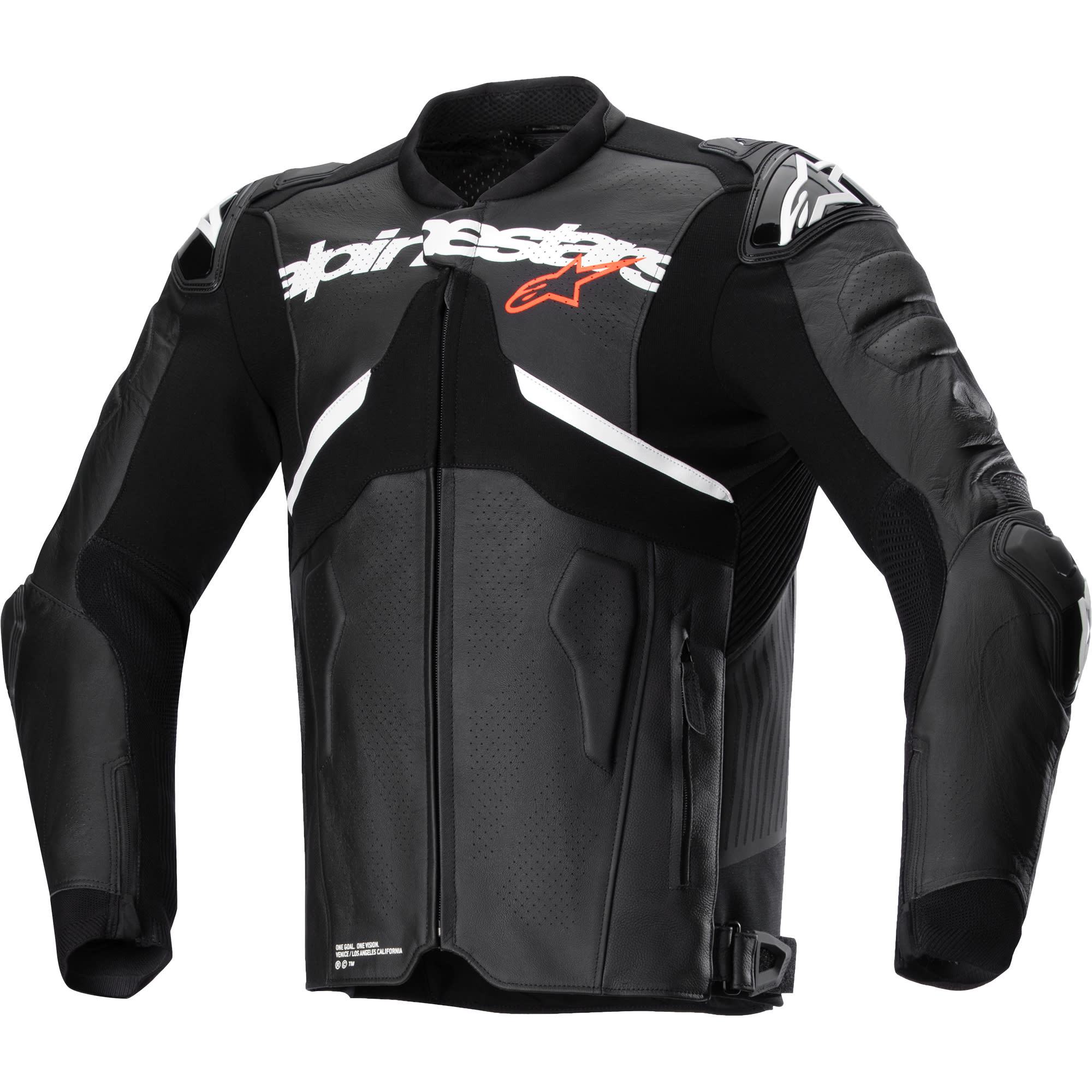Alpinestars Alpinestars Atem V5 Leather Jacket - Black / White