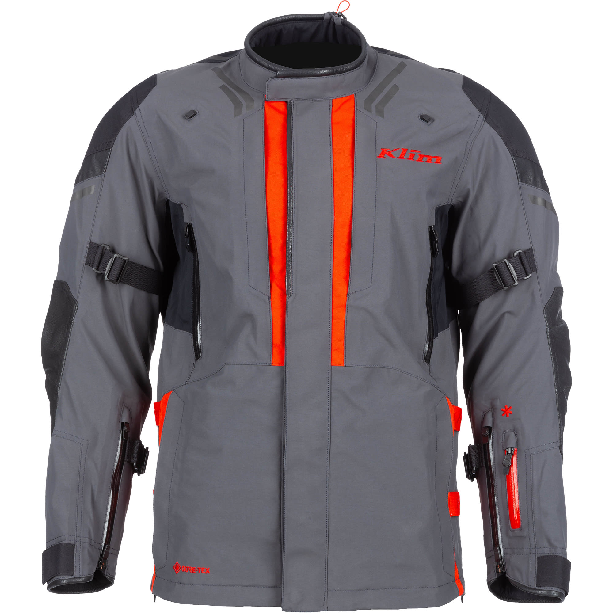 Red Klim Jacket Klim Latitude V5 Gore-Tex Jacket - Asphalt / Redrock - FREE UK DELIVERY
