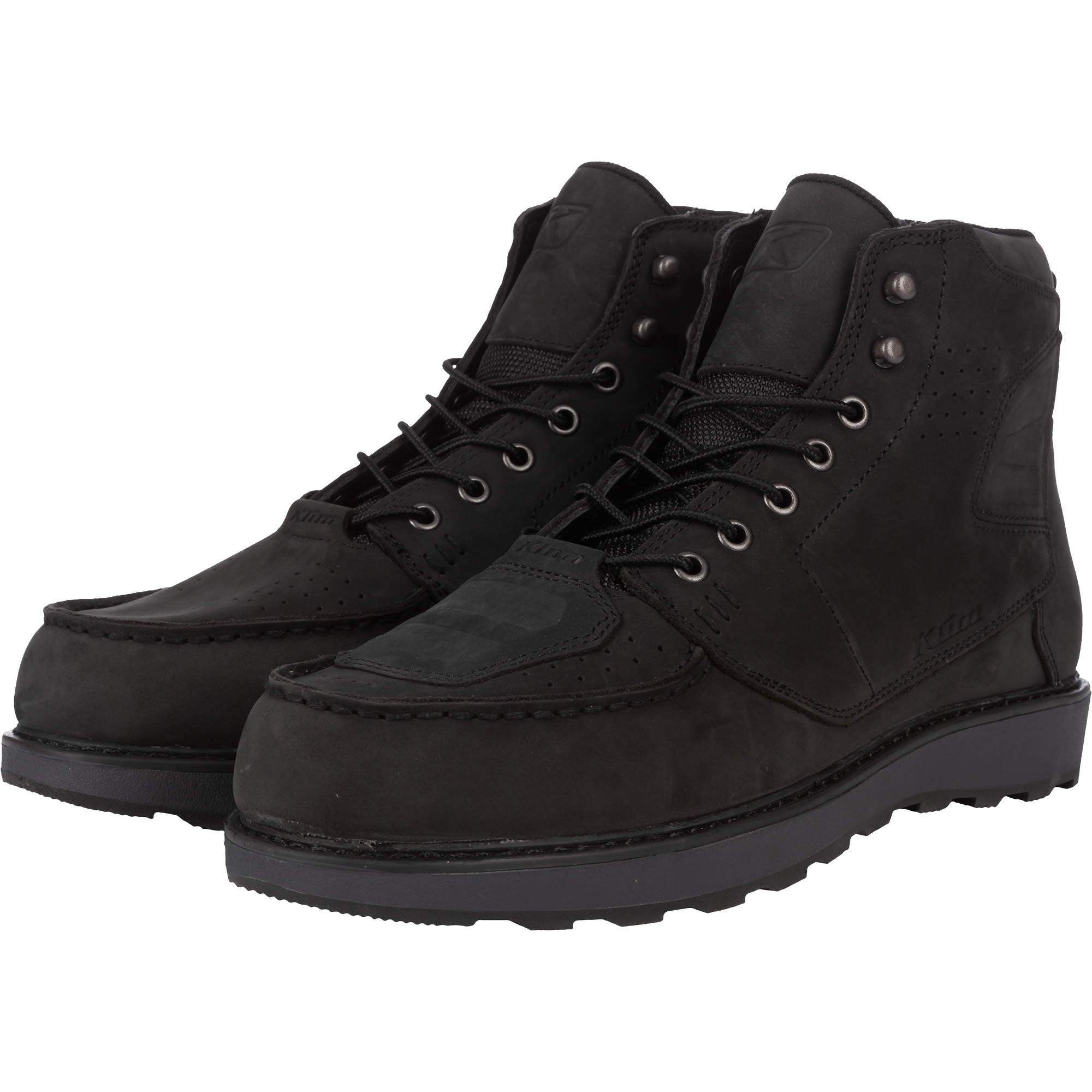 Klim Blak Jak Leather Boots - Gunmetal Black - FREE UK DELIVERY