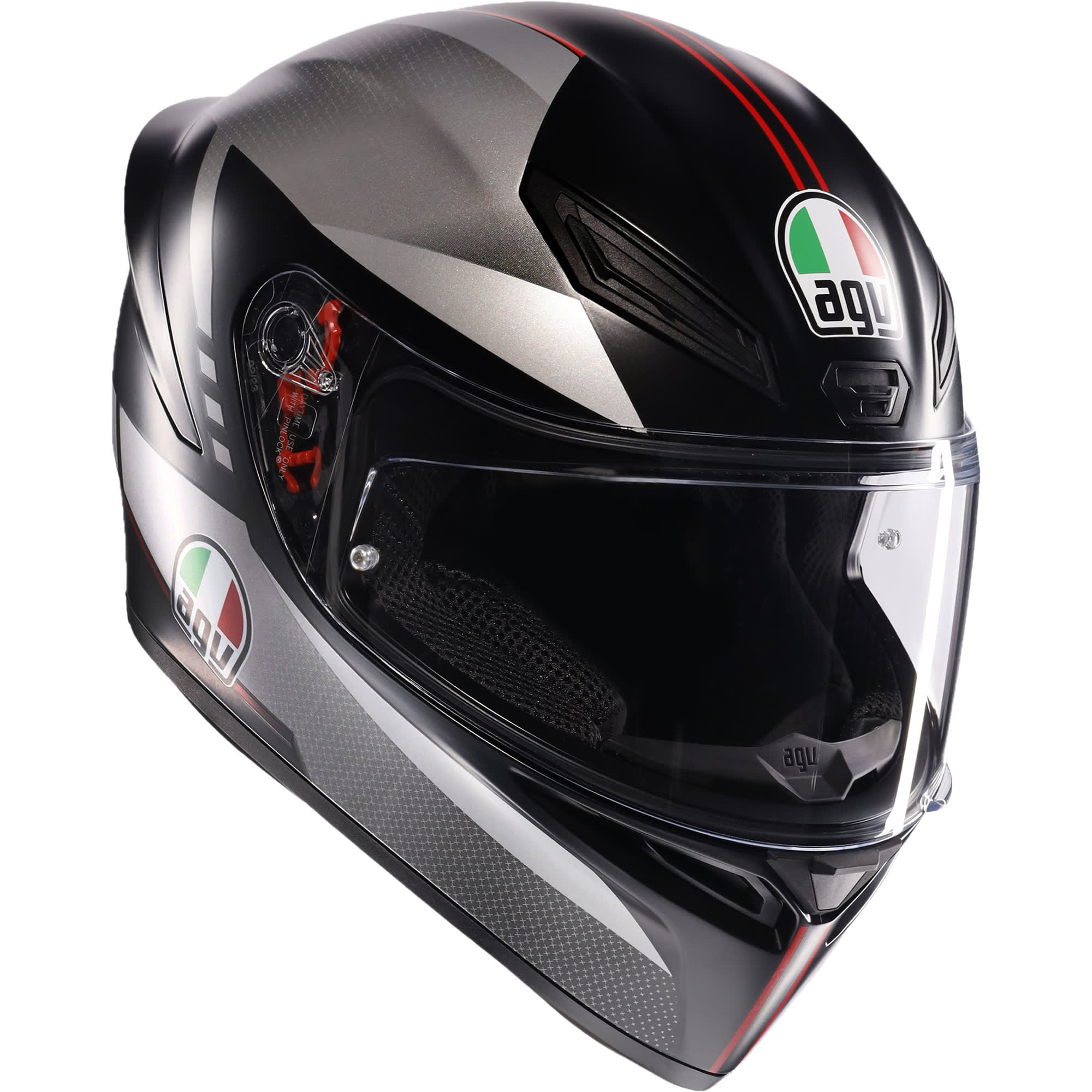 AGV AGV K1 S - Lap Matt Black / Grey / Red