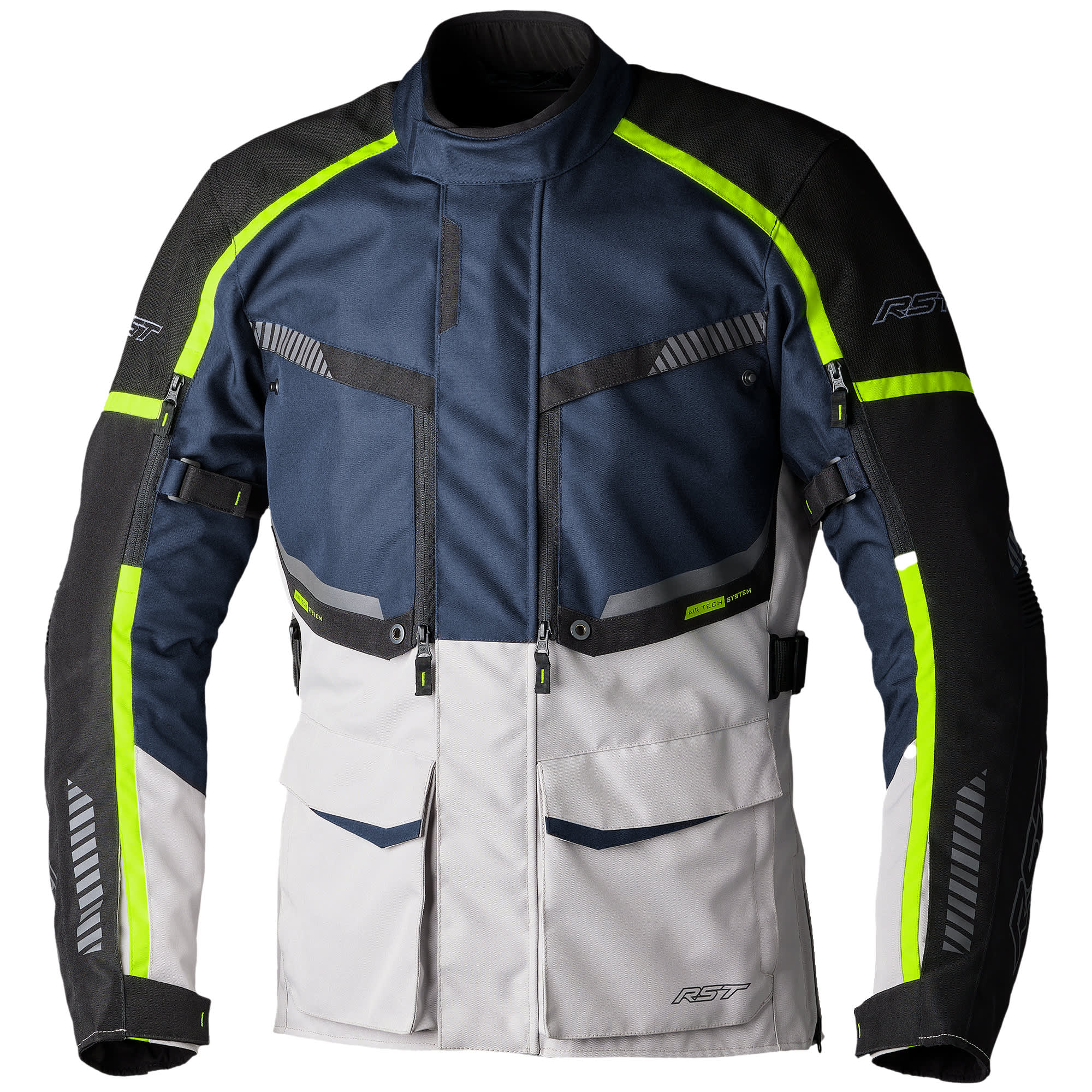 RST RST Maverick Evo CE Textile Jacket - Navy / Silver