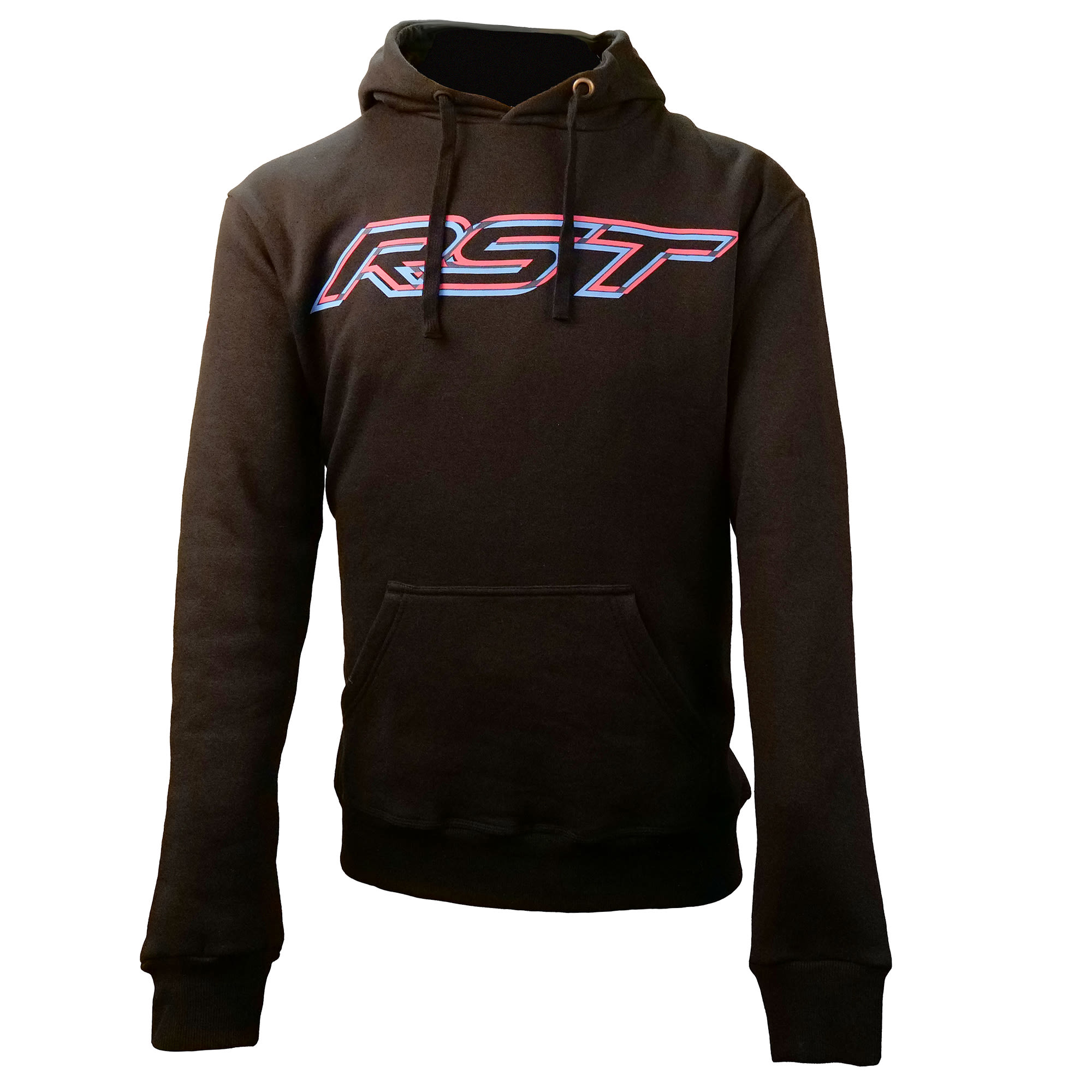 RST RST 3-D Mens Hoodie - Black / Pink / Blue