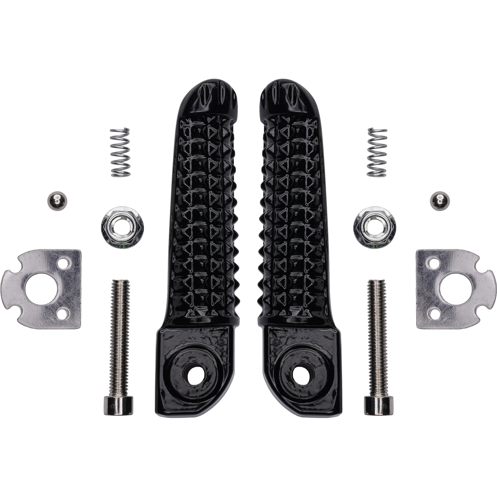 Bike It Bike It OEM Rear Black Footpegs - Yamaha YZF-R1 / YZF-R6
