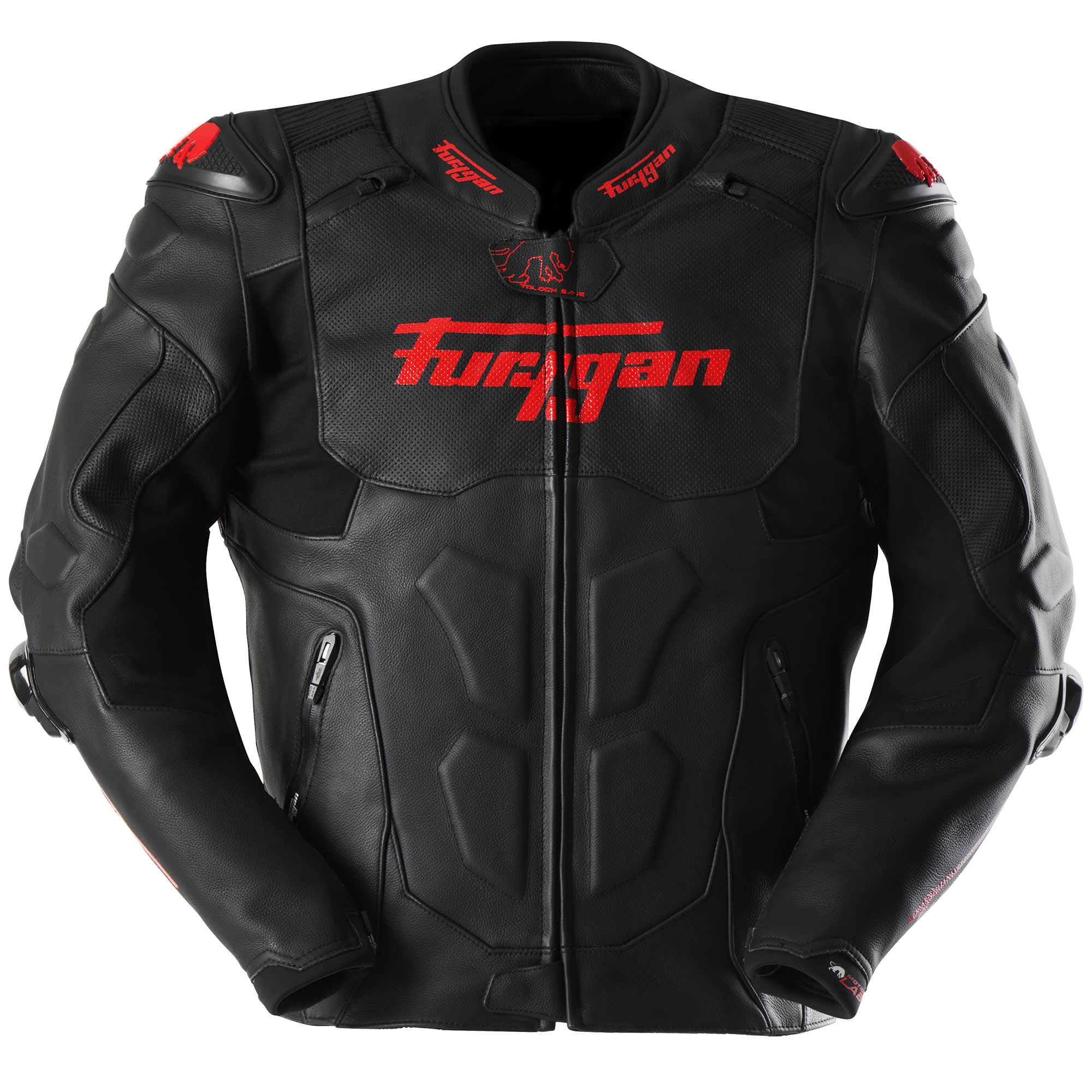 Furygan Furygan Raptor Evo 3 Leather Jacket - Black / Red