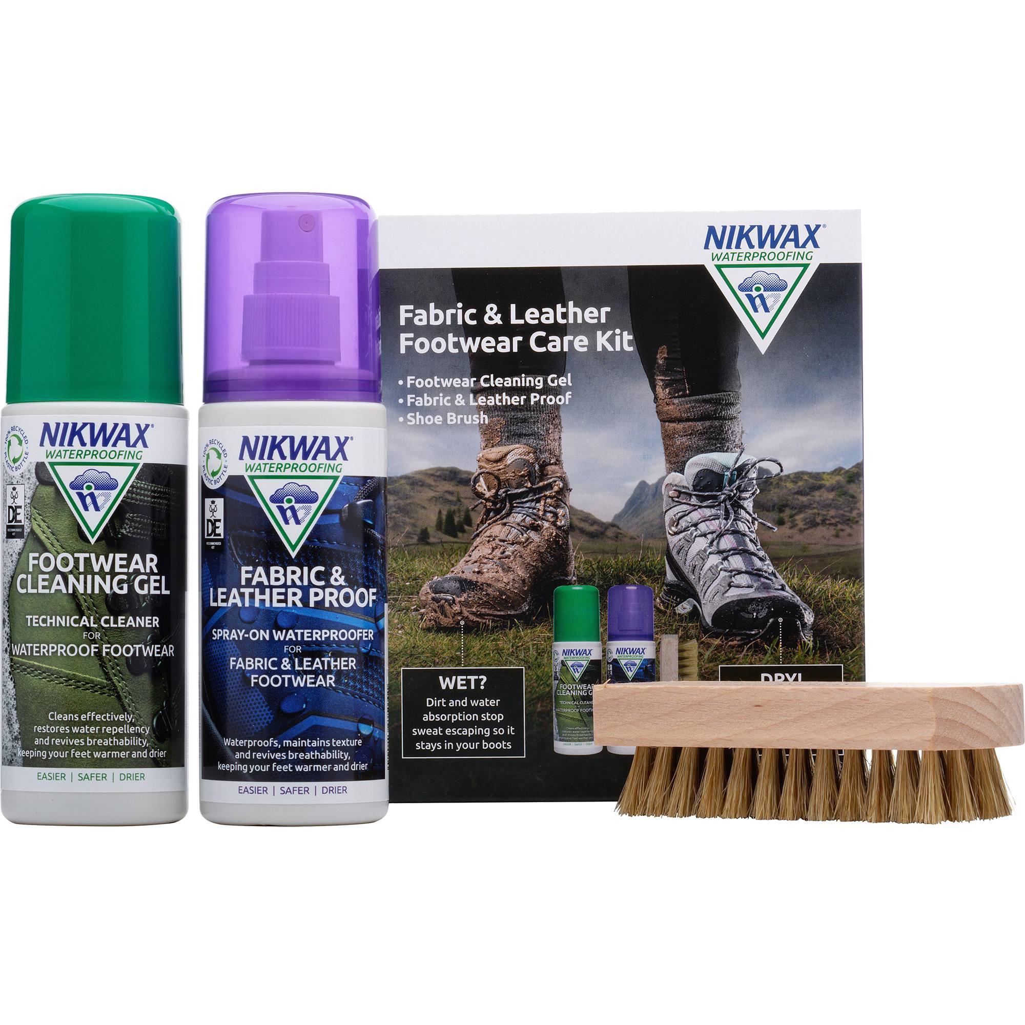 Nikwax Nikwax Fabric & Leather Footwear Care Kit