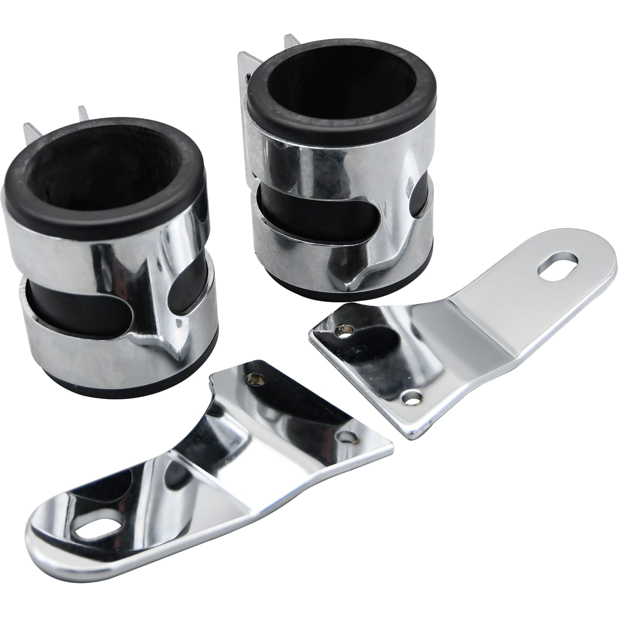 Bike It Bike It Chrome Stealth Headlight Brackets