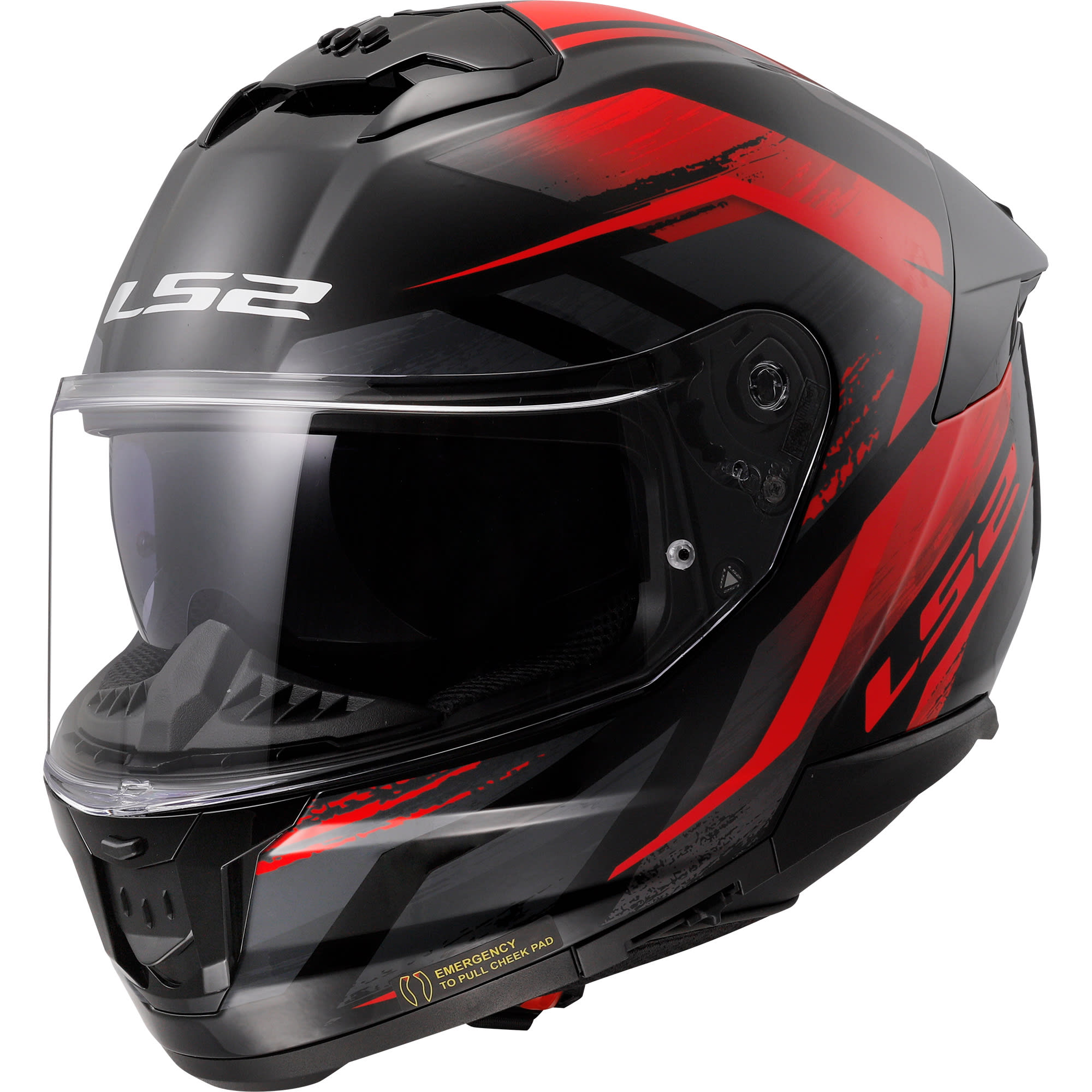 LS2 LS2 Stream II - Fury Black / Red