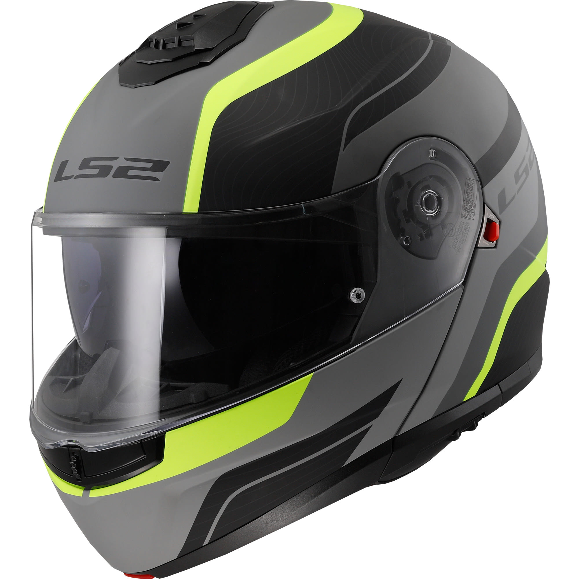 LS2 LS2 Strobe II - Monza Matt Black / Hi-Vis Yellow