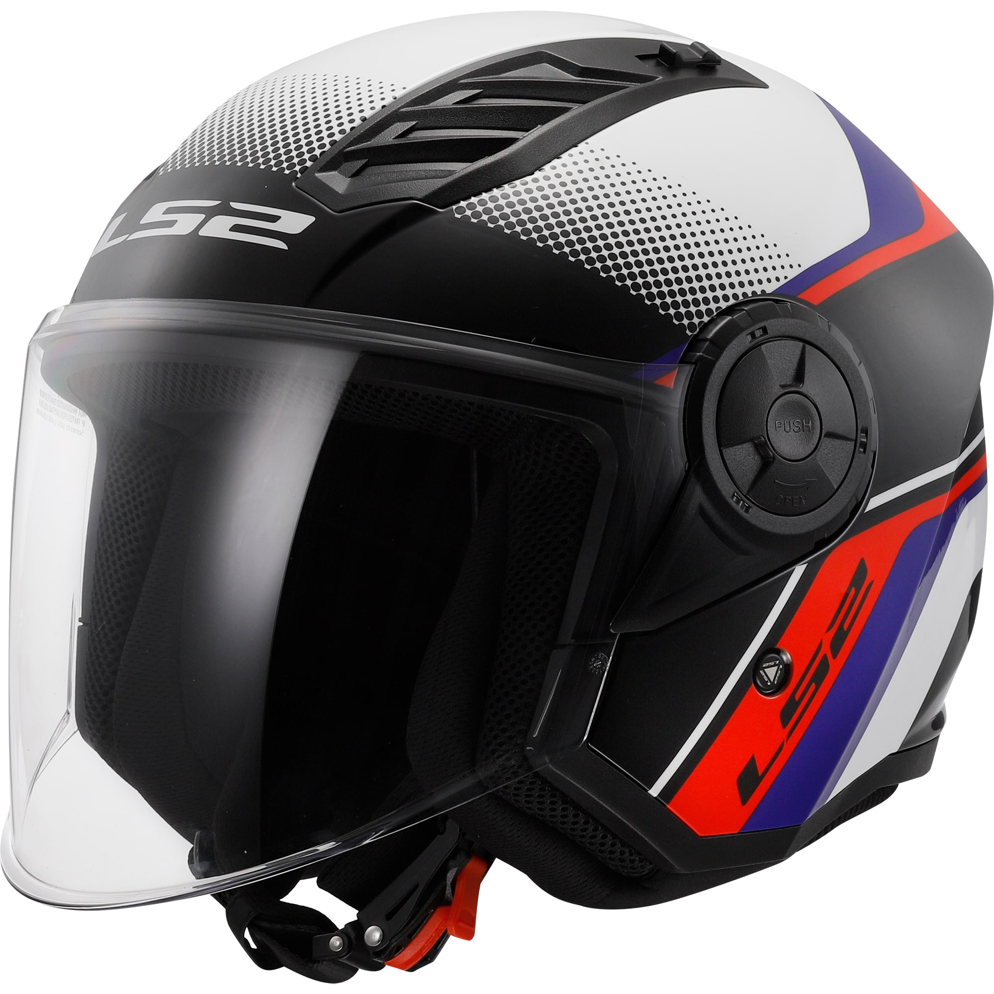 LS2 LS2 Airflow II - Rush Gloss White / Blue / Red